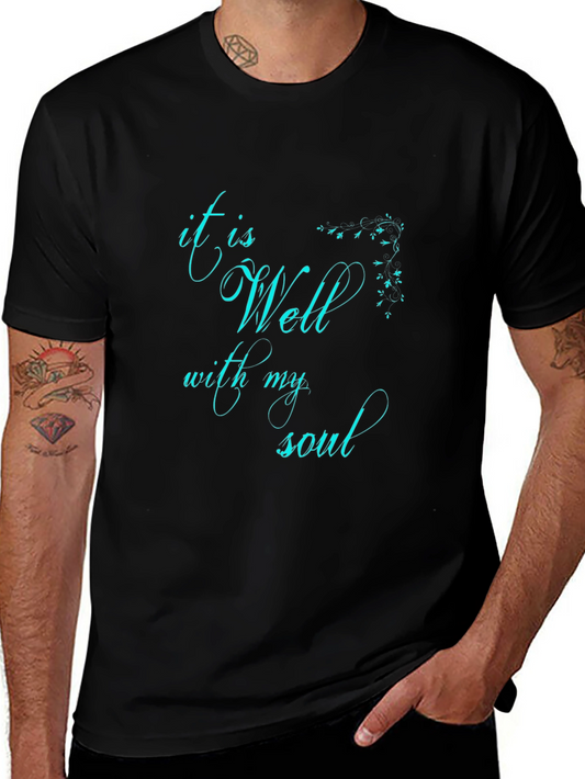 It is Well With My Soul Black Tee