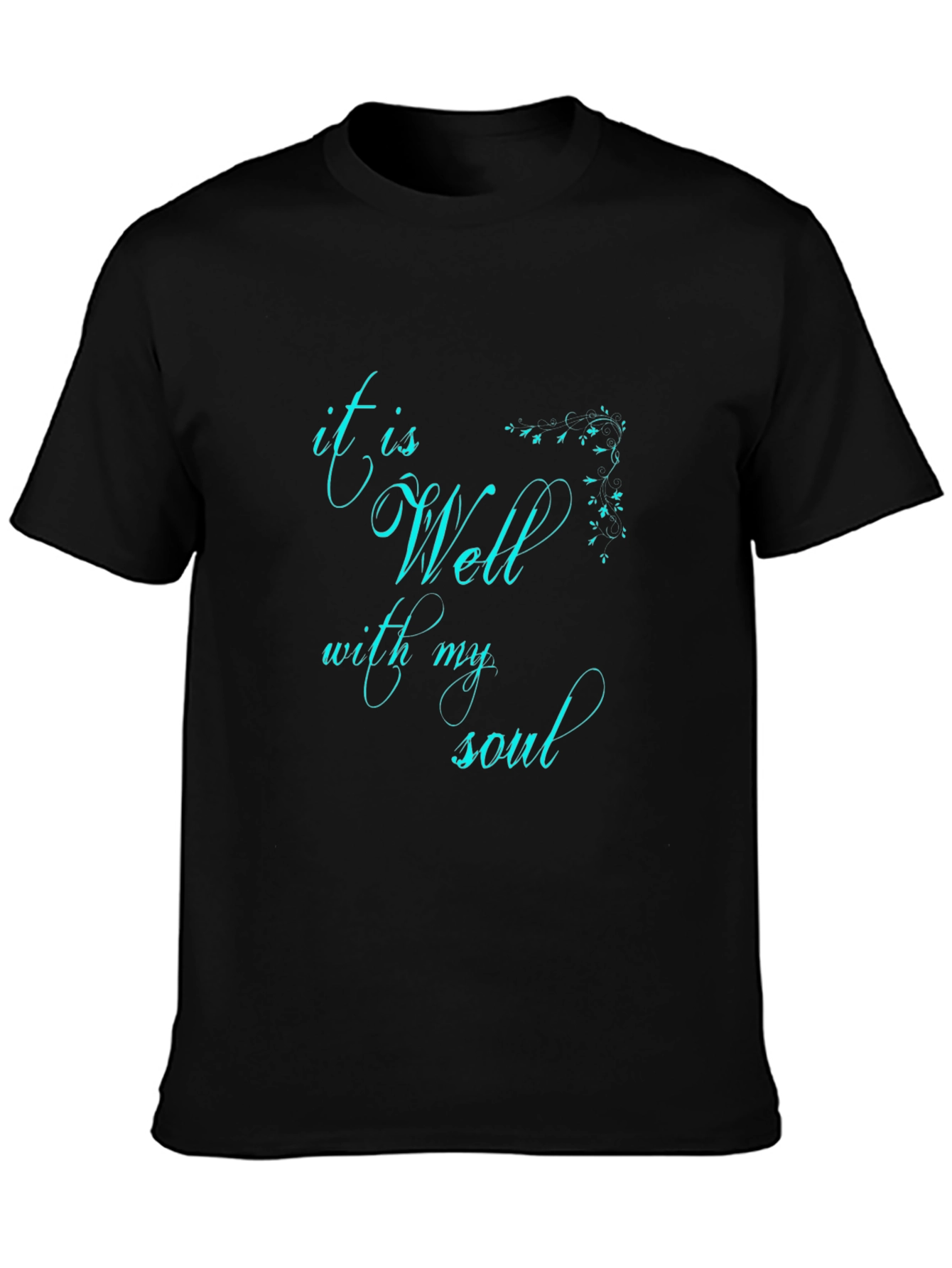 It is Well With My Soul Black Tee
