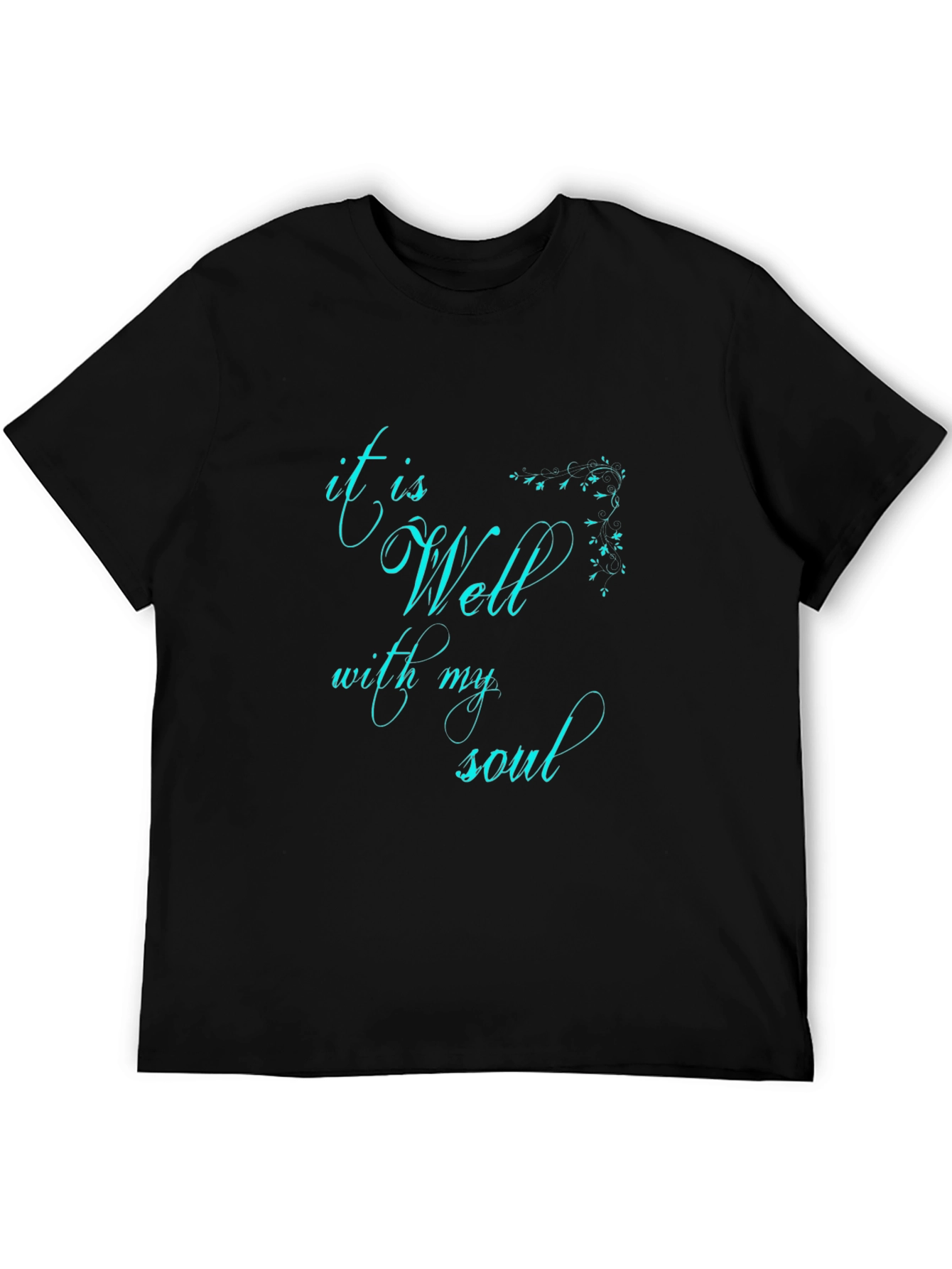 It is Well With My Soul Black Tee
