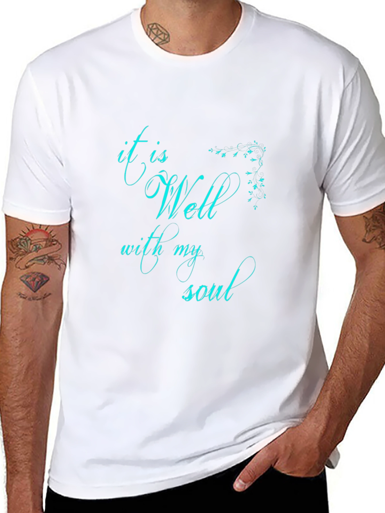 It is Well With My Soul Black Tee
