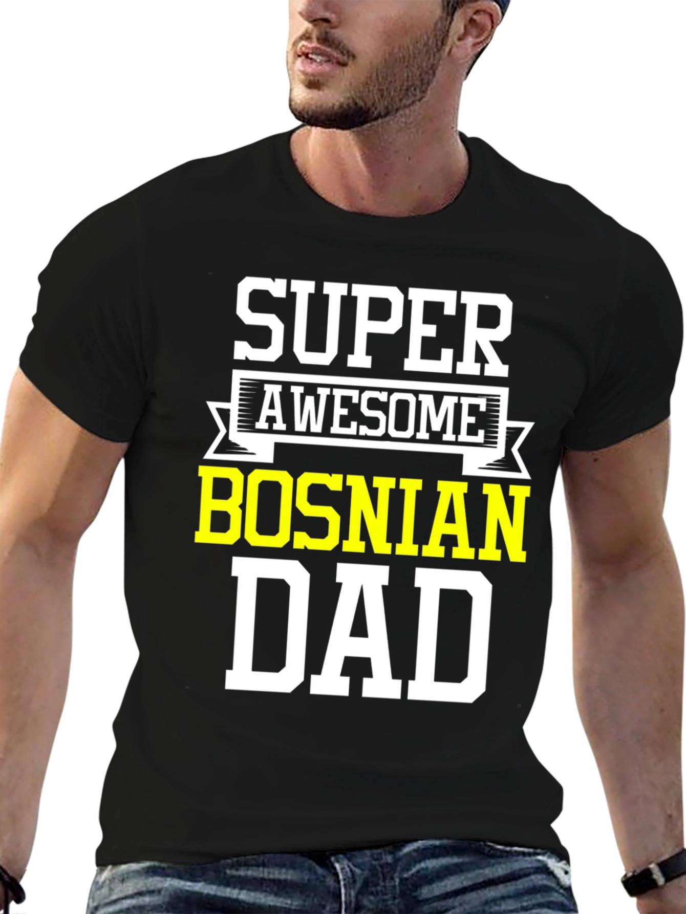 Super Awesome Bosnian Dad T-Shirt