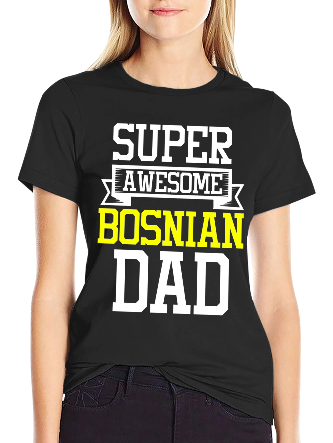 Super Awesome Bosnian Dad T-Shirt