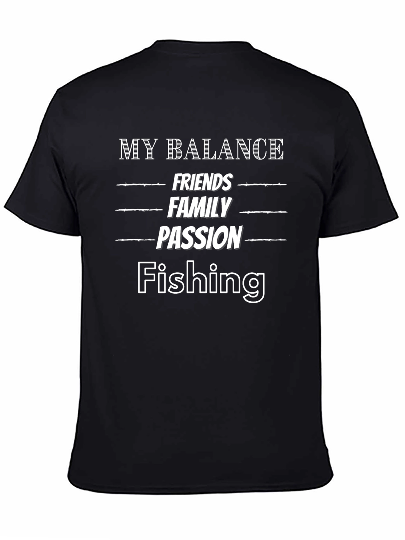 My Balance: Fishing Graphic T-Shirt