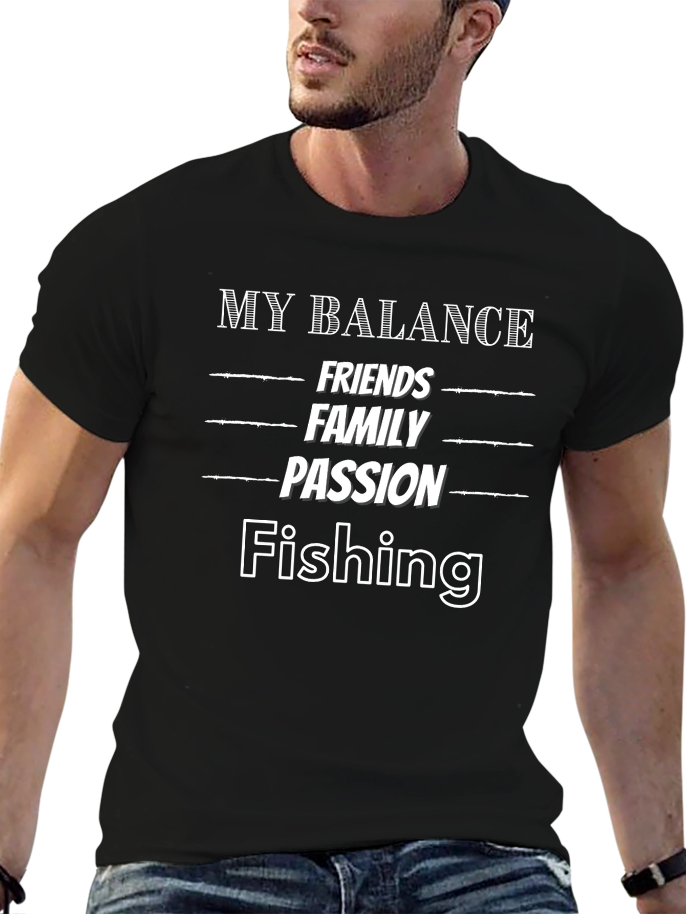 My Balance: Fishing Graphic T-Shirt