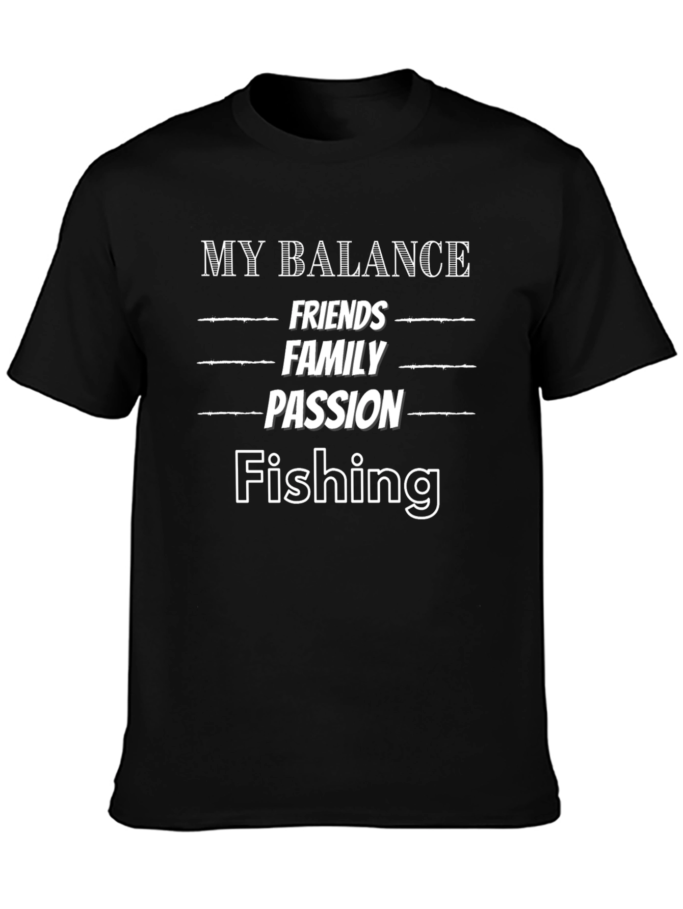 My Balance: Fishing Graphic T-Shirt