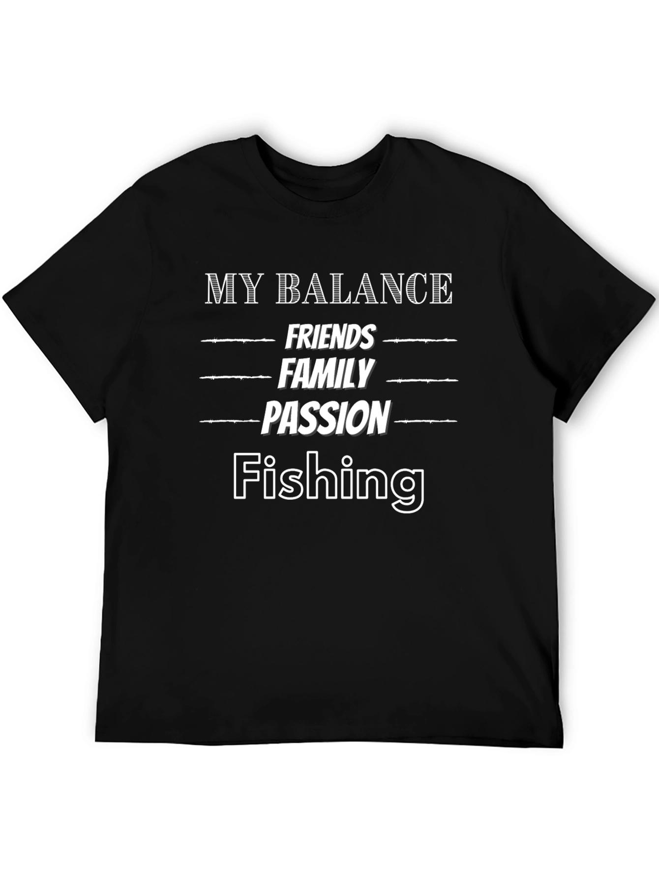 My Balance: Fishing Graphic T-Shirt