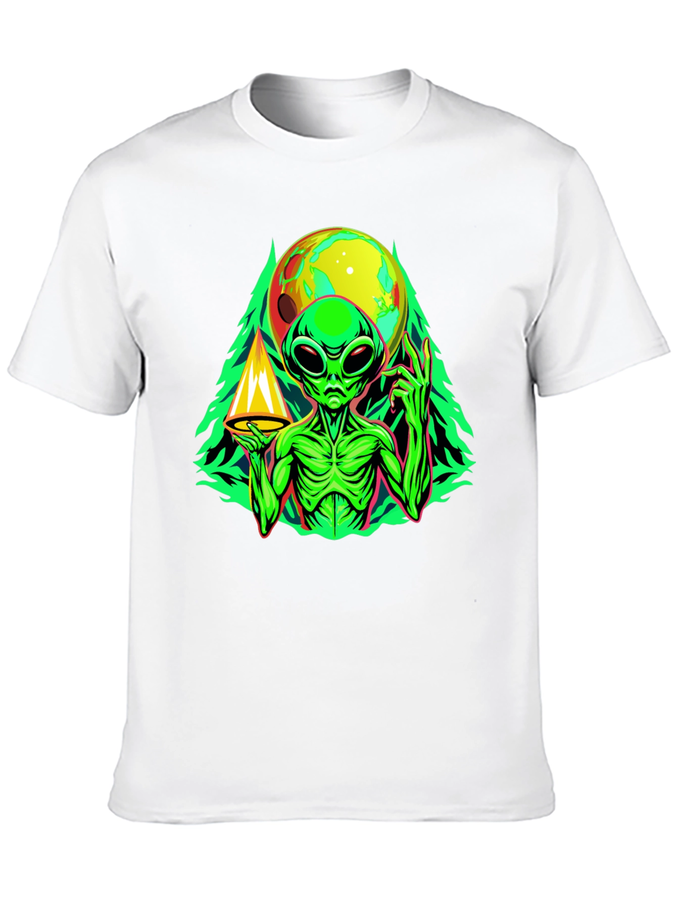 Alien Graphic Tee - Space Conspiracy T-Shirt