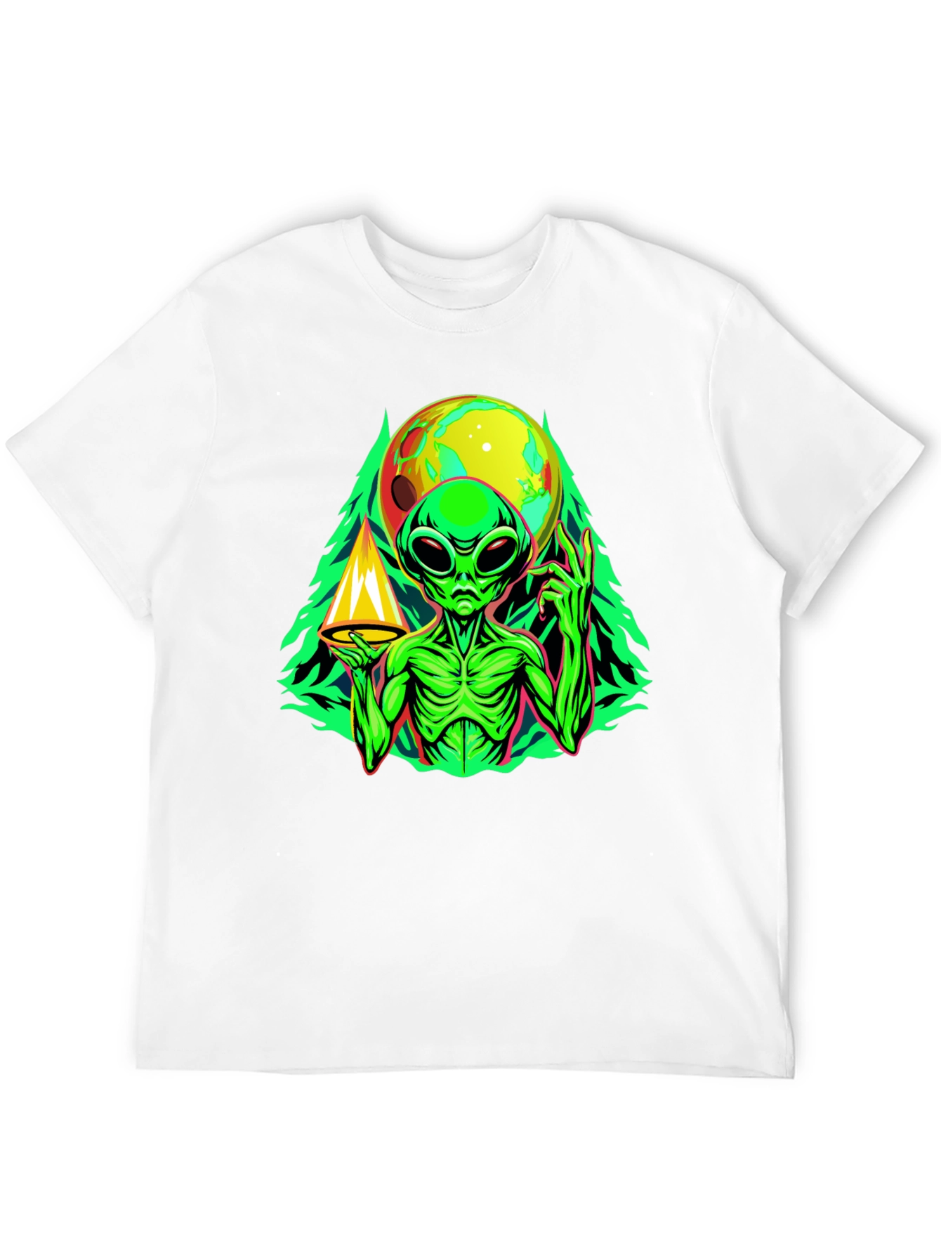 Alien Graphic Tee - Space Conspiracy T-Shirt