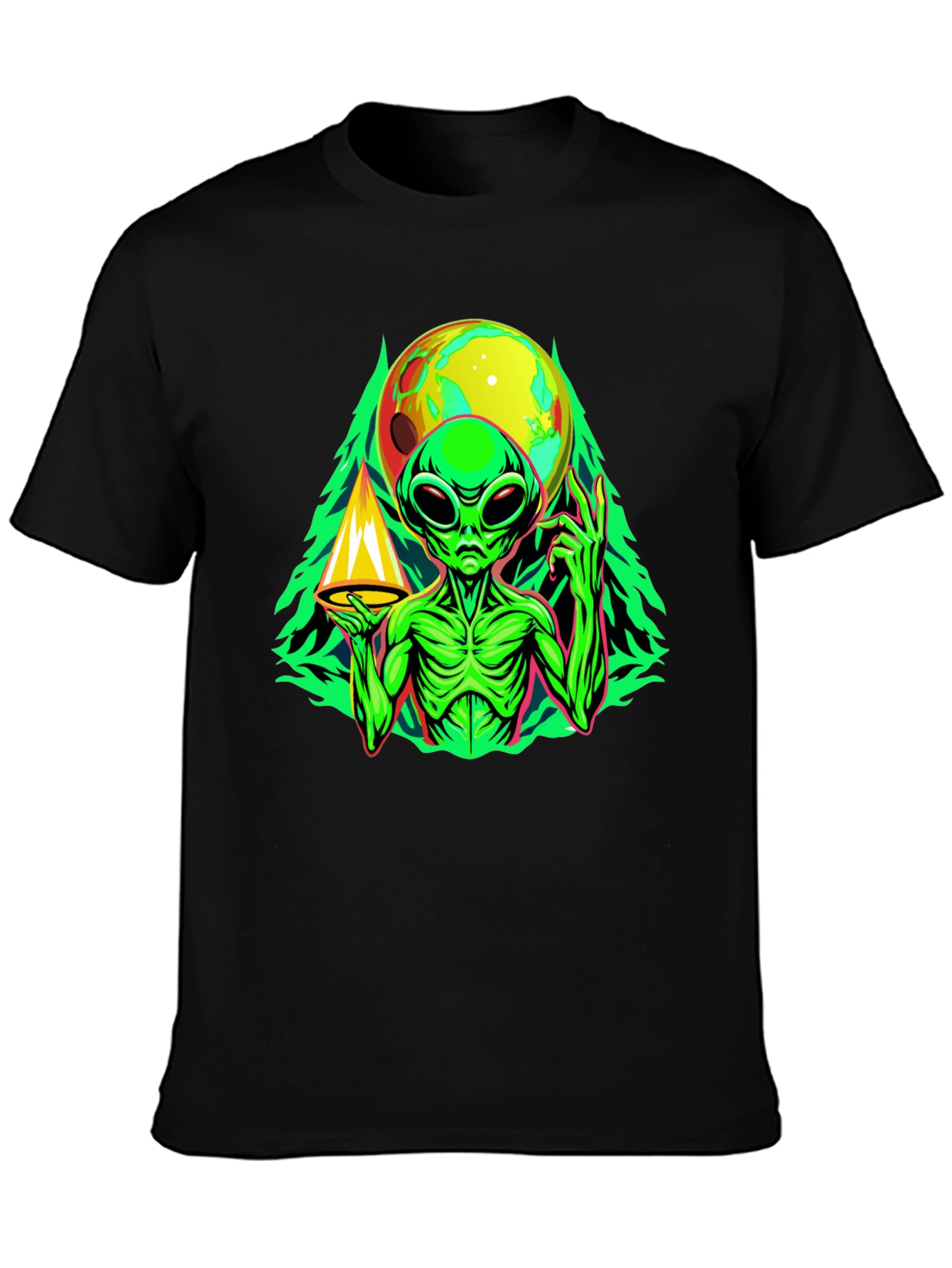 Alien Graphic Tee - Space Conspiracy T-Shirt