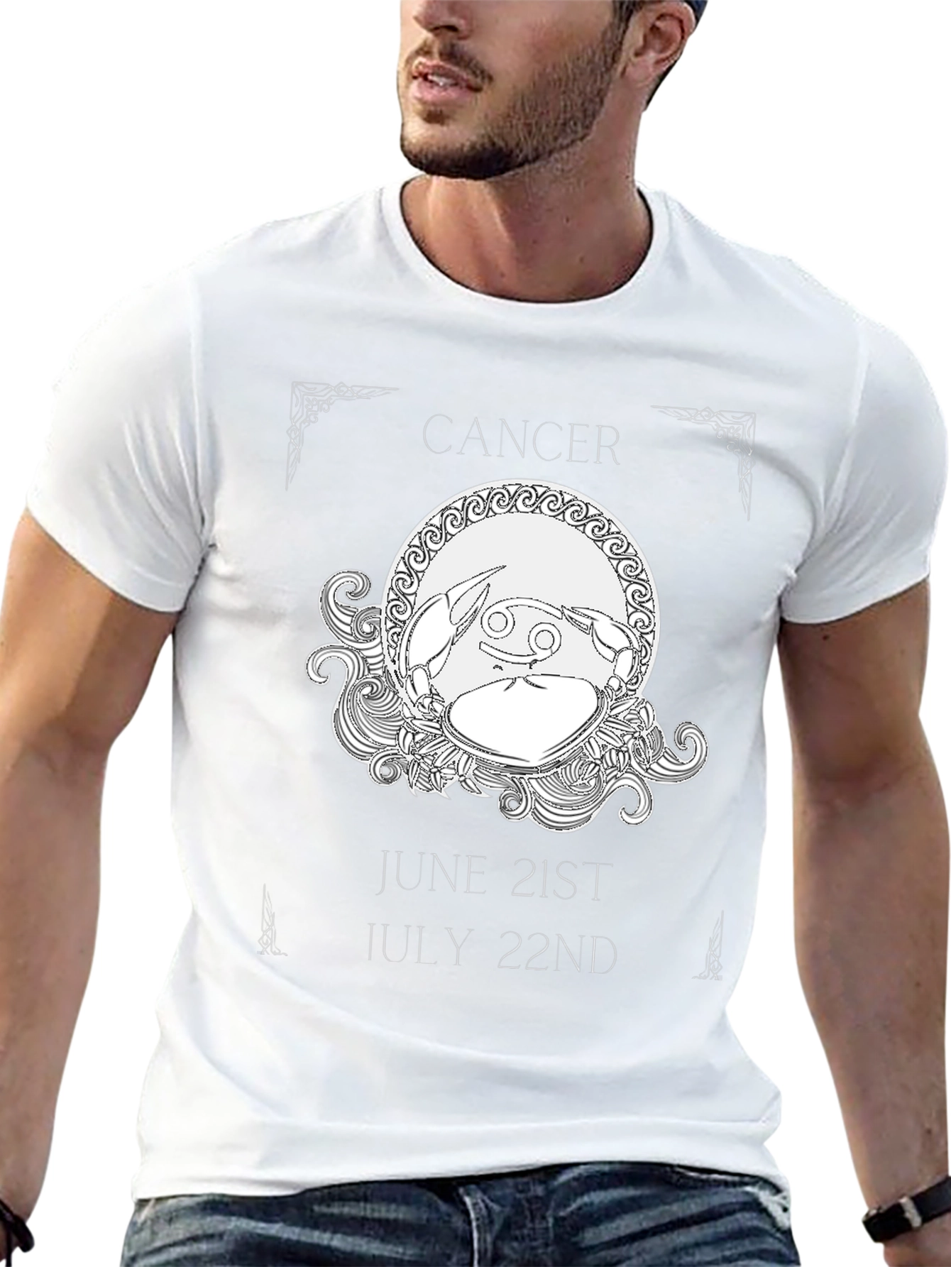 Cancer Zodiac T-Shirt June 21-July 22 Astrology Gift
