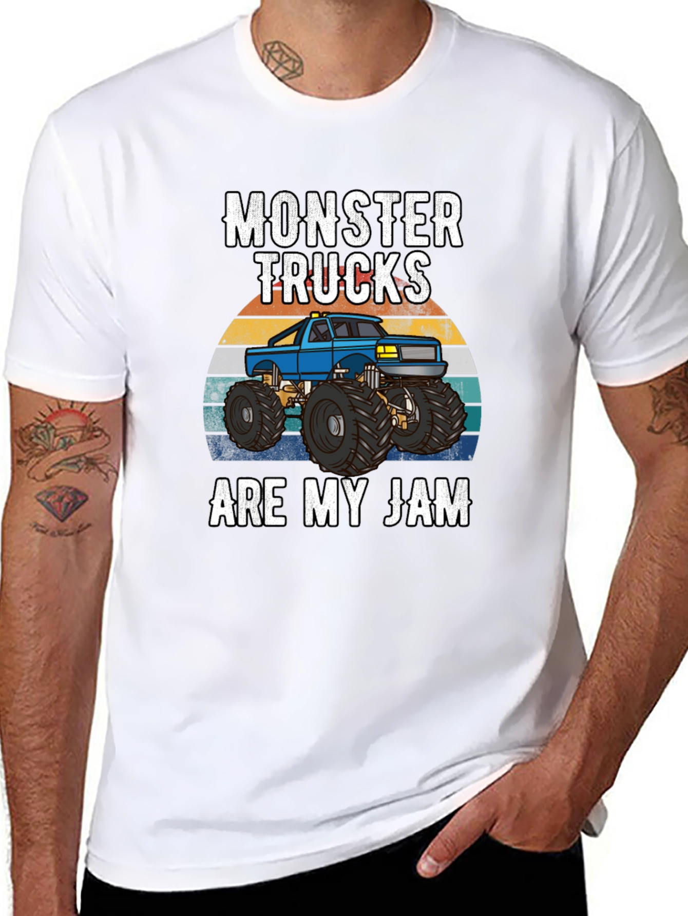 Monster Trucks Are My Jam Graphic Tee