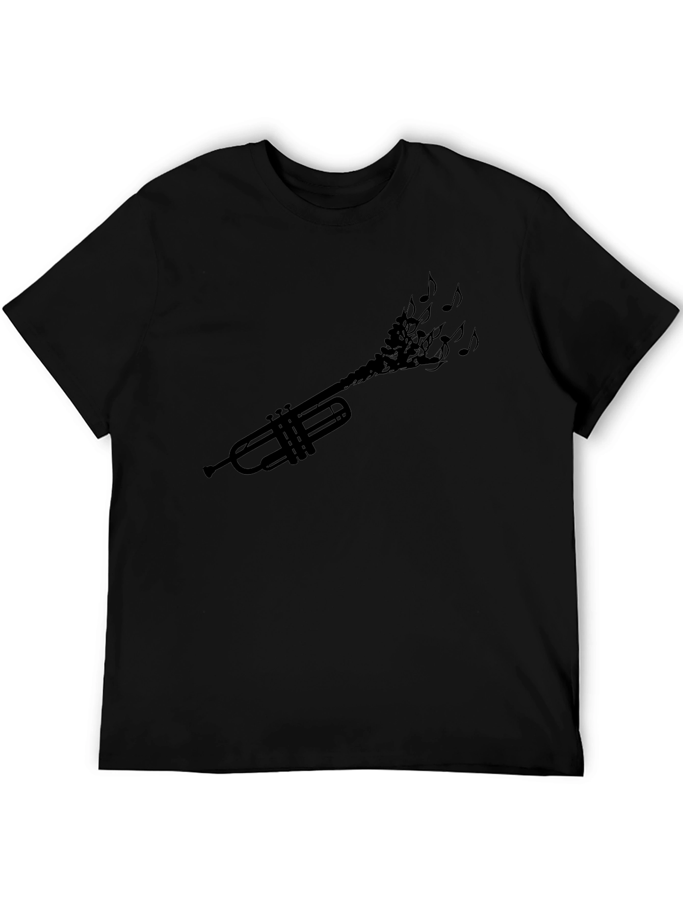 Trumpet Music Notes Graphic Tee