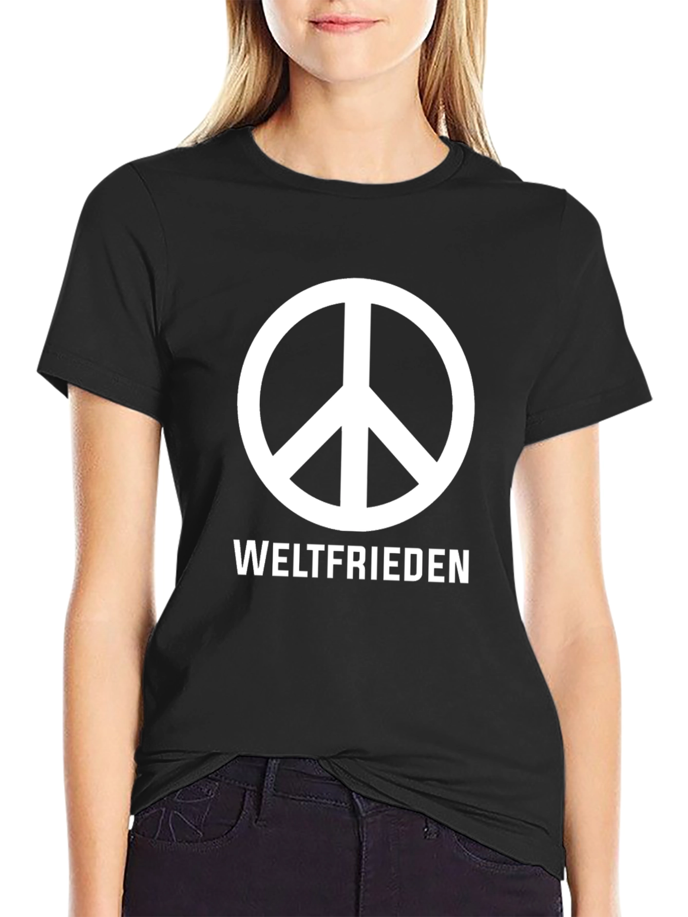 Weltfrieden Peace Sign T-Shirt