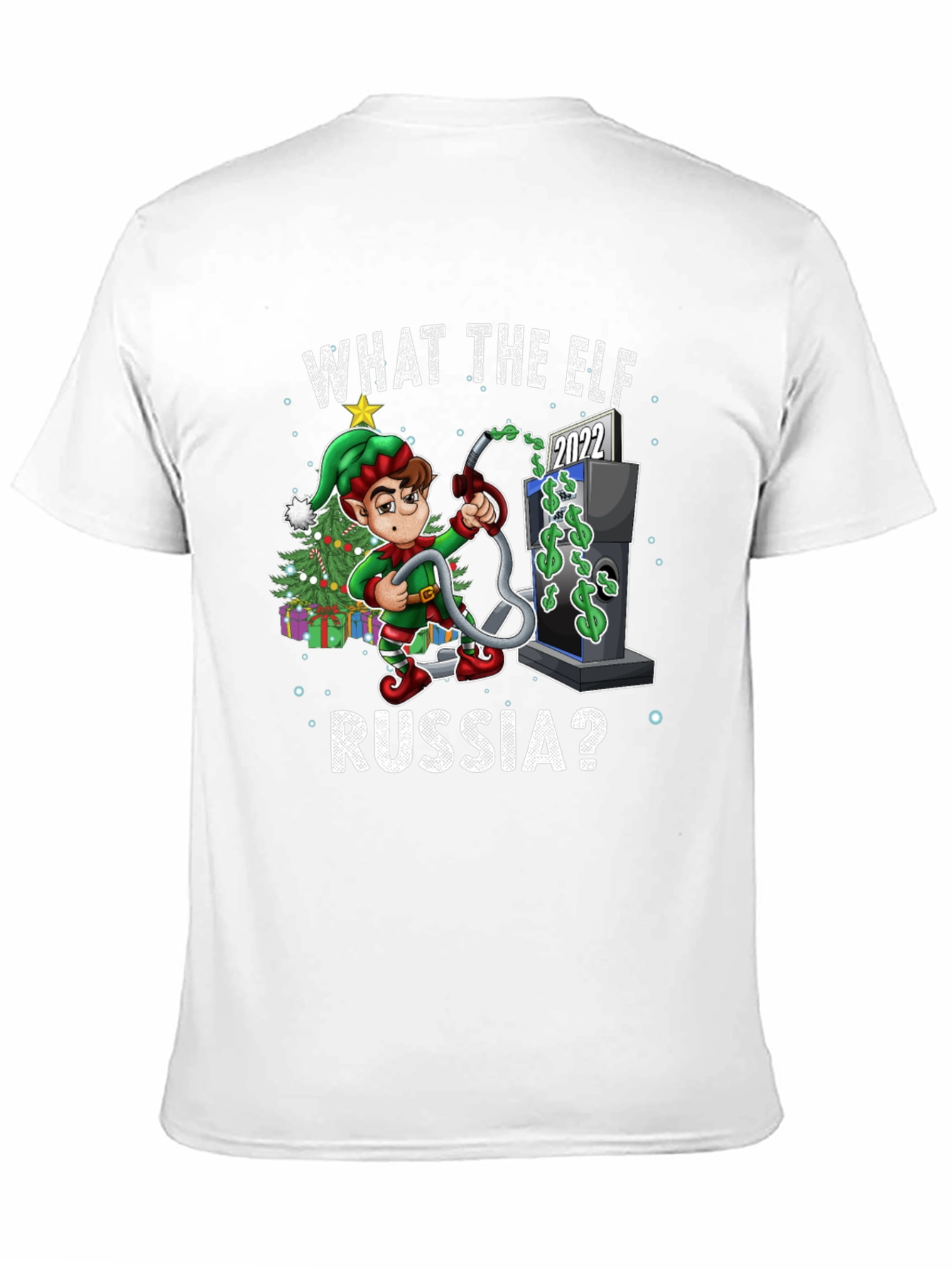 Funny What the Elf Russia? Christmas T-Shirt