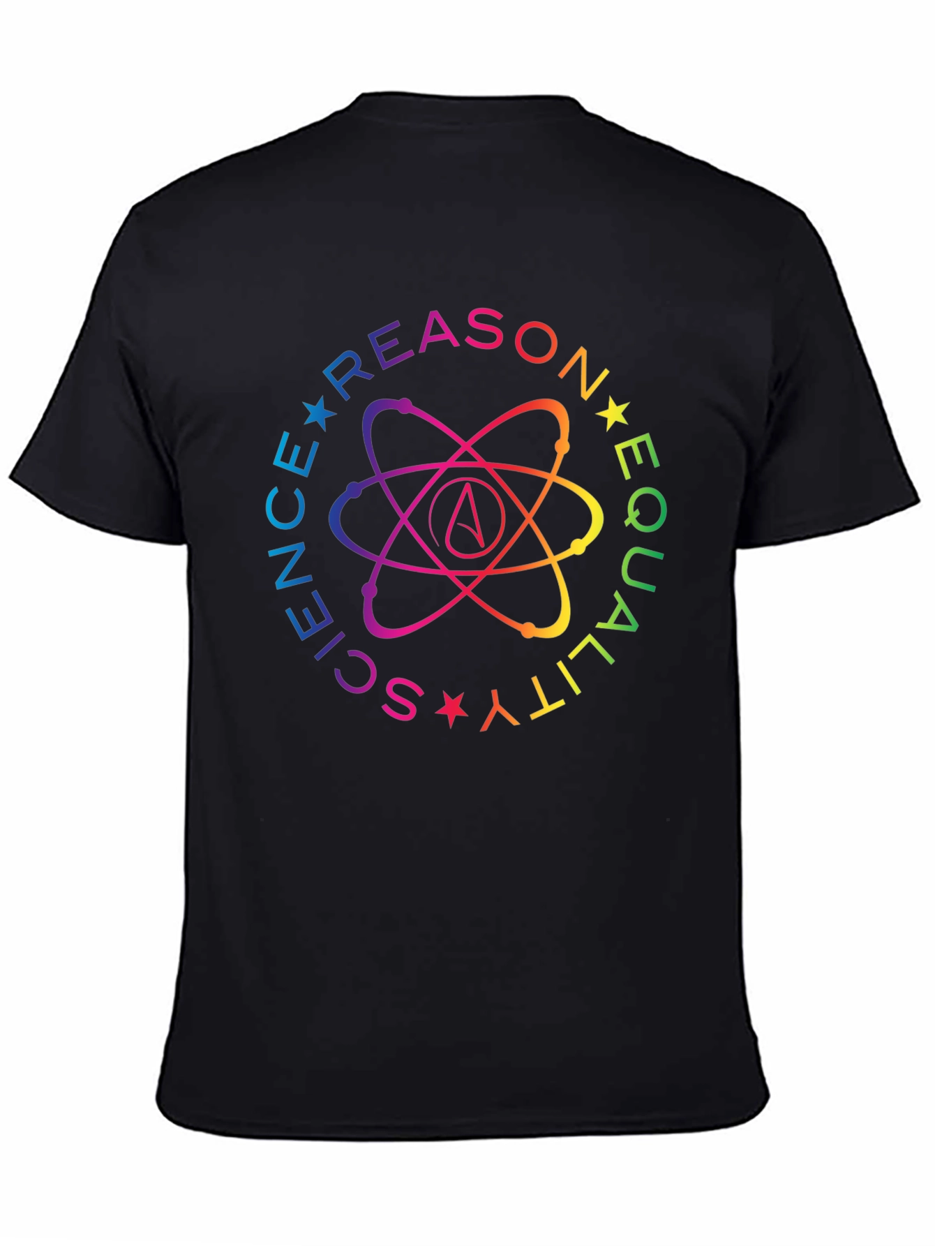 Science Reason Equality Rainbow Atheist T-Shirt