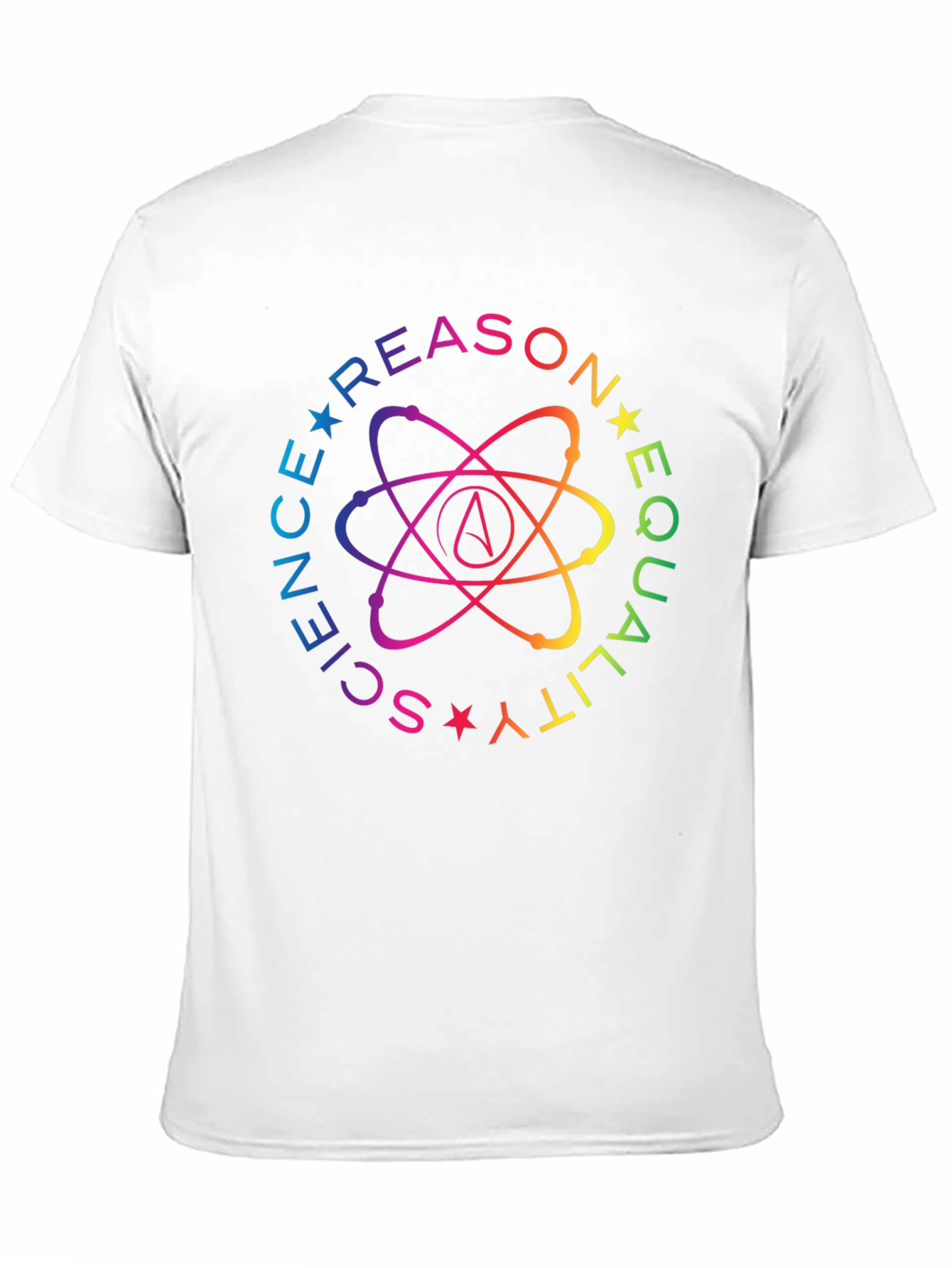 Science Reason Equality Rainbow Atheist T-Shirt