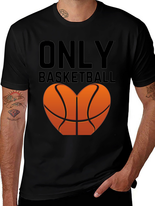 Only Basketball Heart Graphic T-Shirt