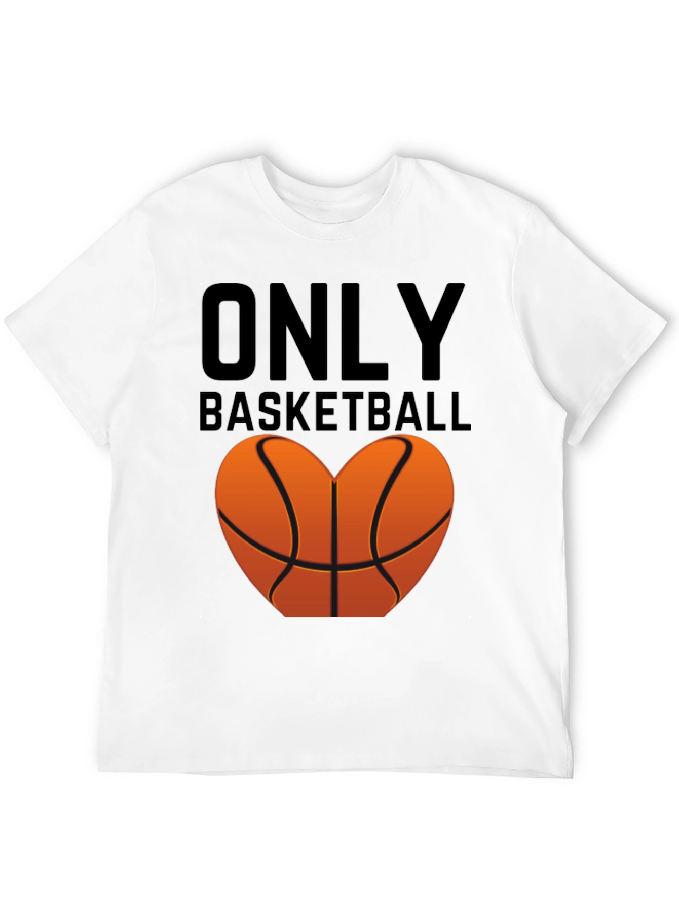 Only Basketball Heart Graphic T-Shirt