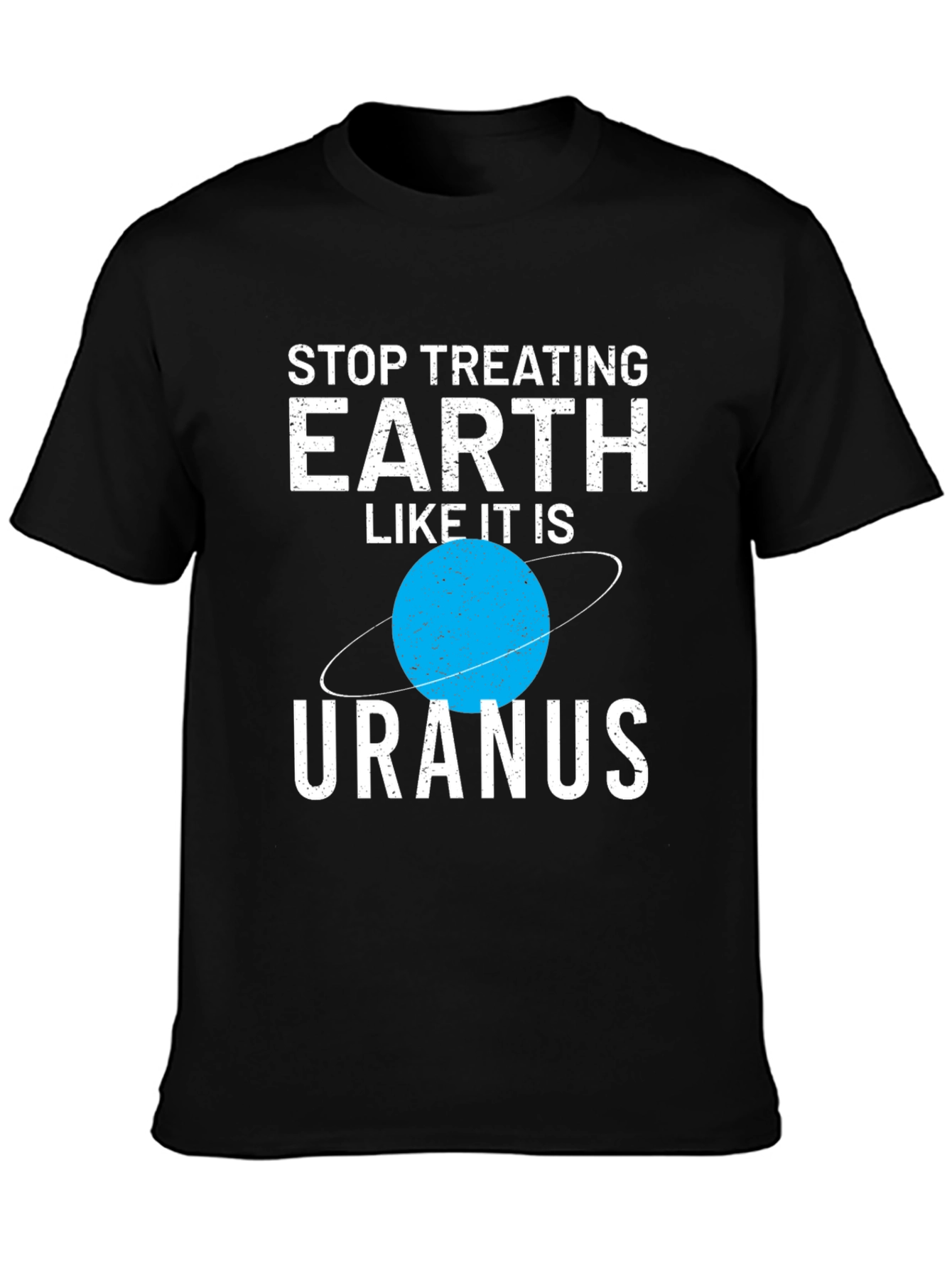 Earth vs. Uranus Graphic T-Shirt