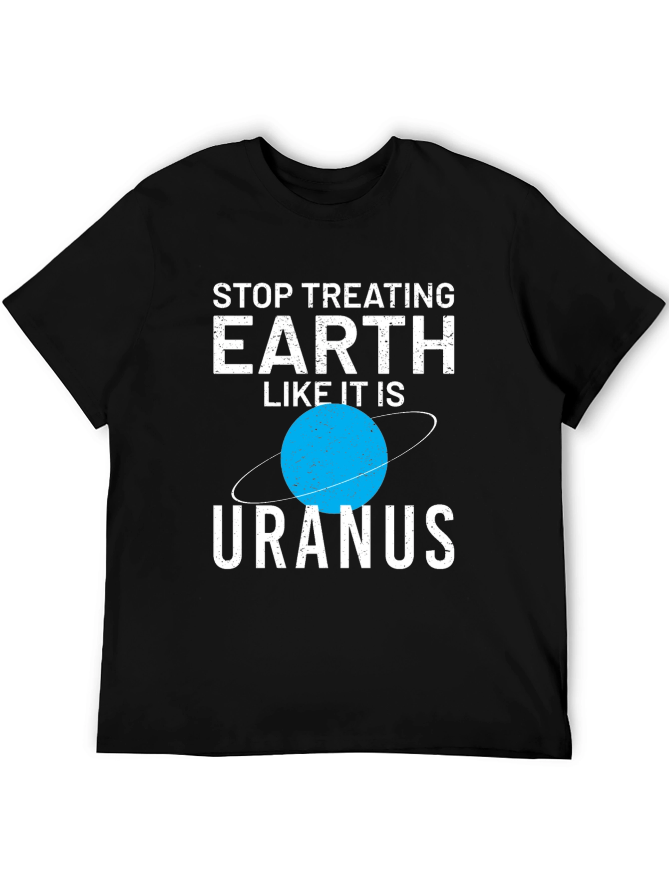 Earth vs. Uranus Graphic T-Shirt