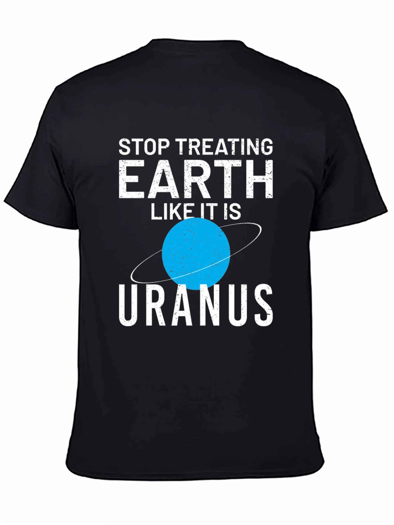 Earth vs. Uranus Graphic T-Shirt