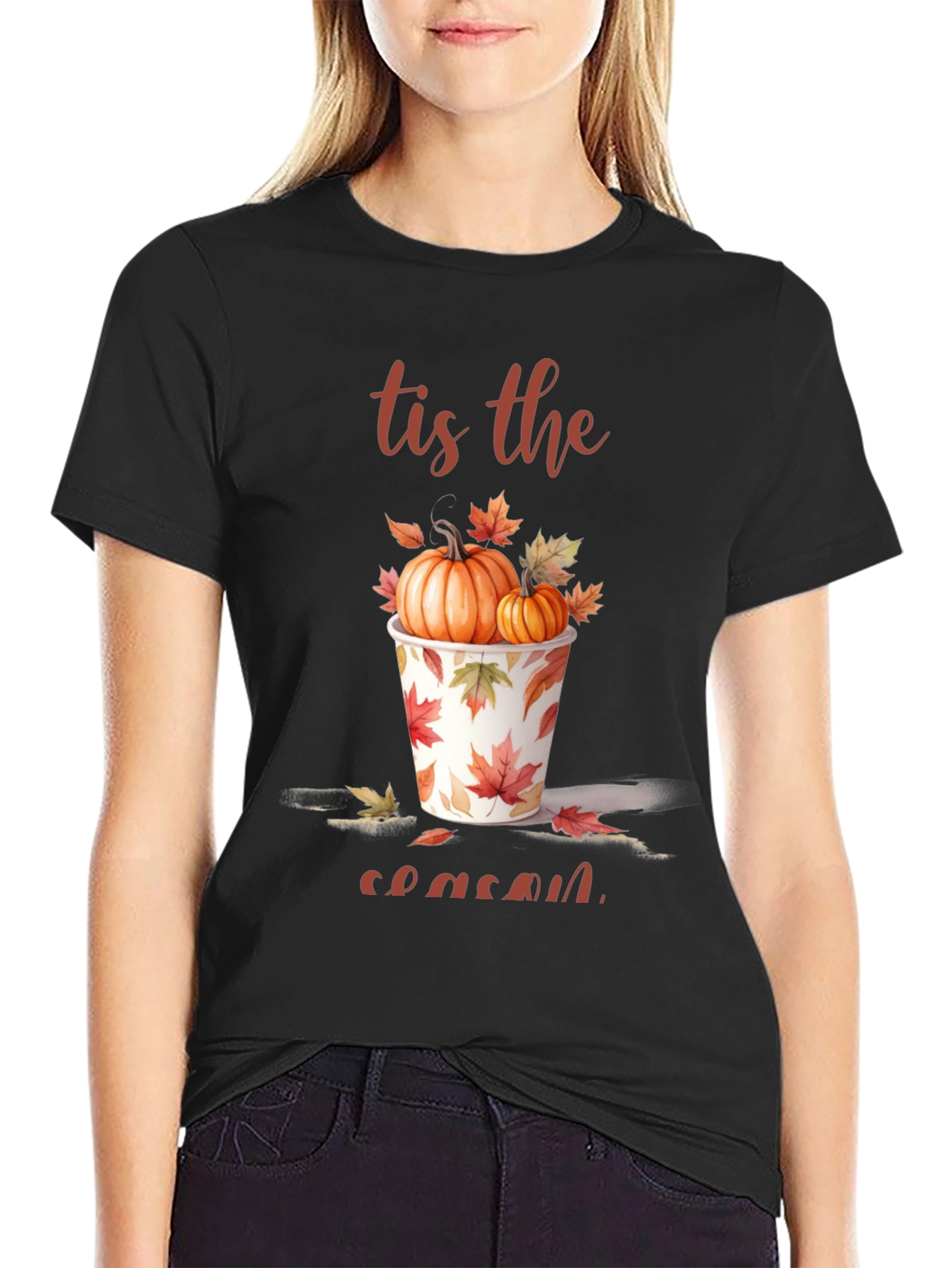 Autumn Tis the Season Graphic T-Shirt