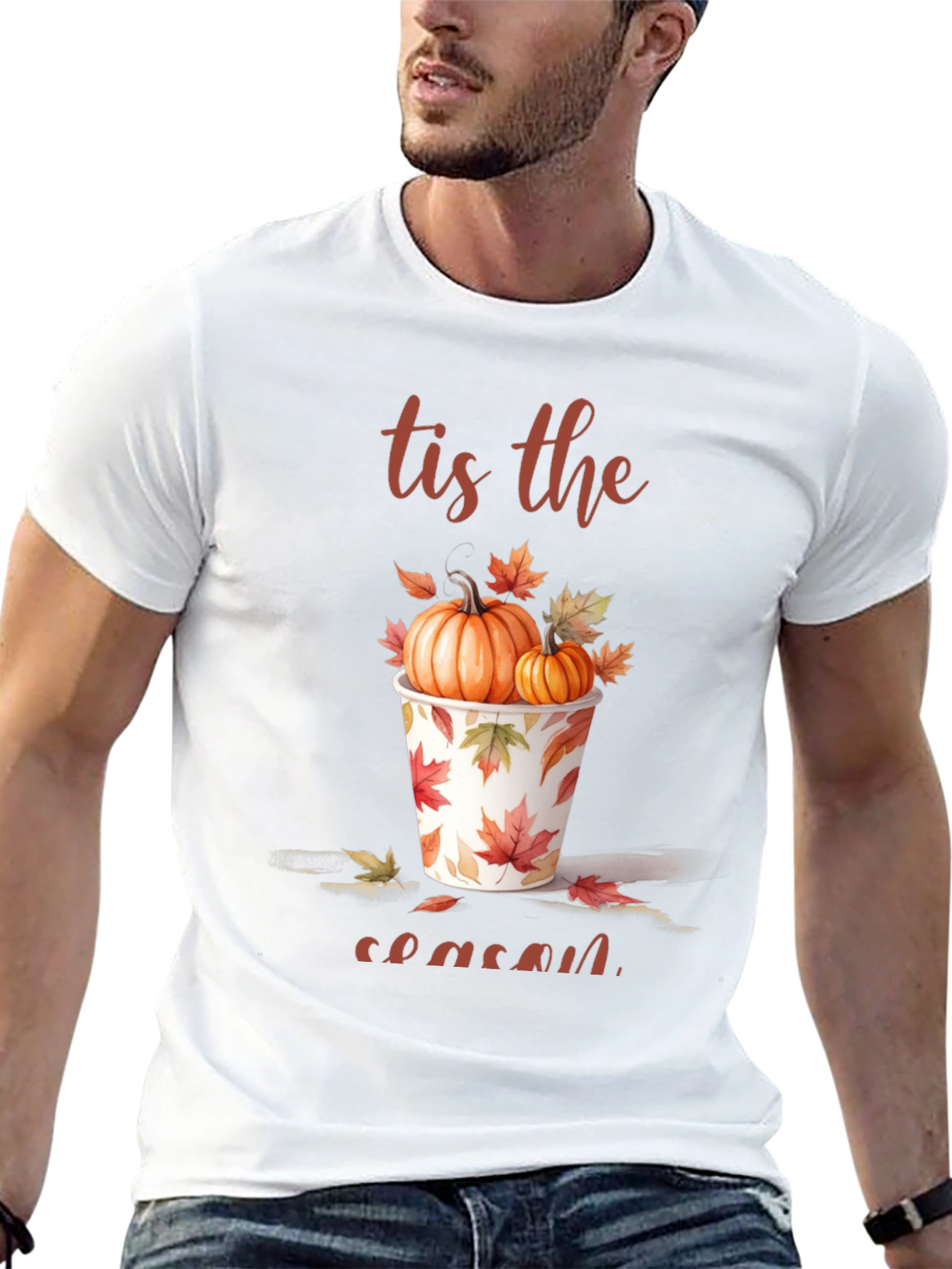 Autumn Tis the Season Graphic T-Shirt