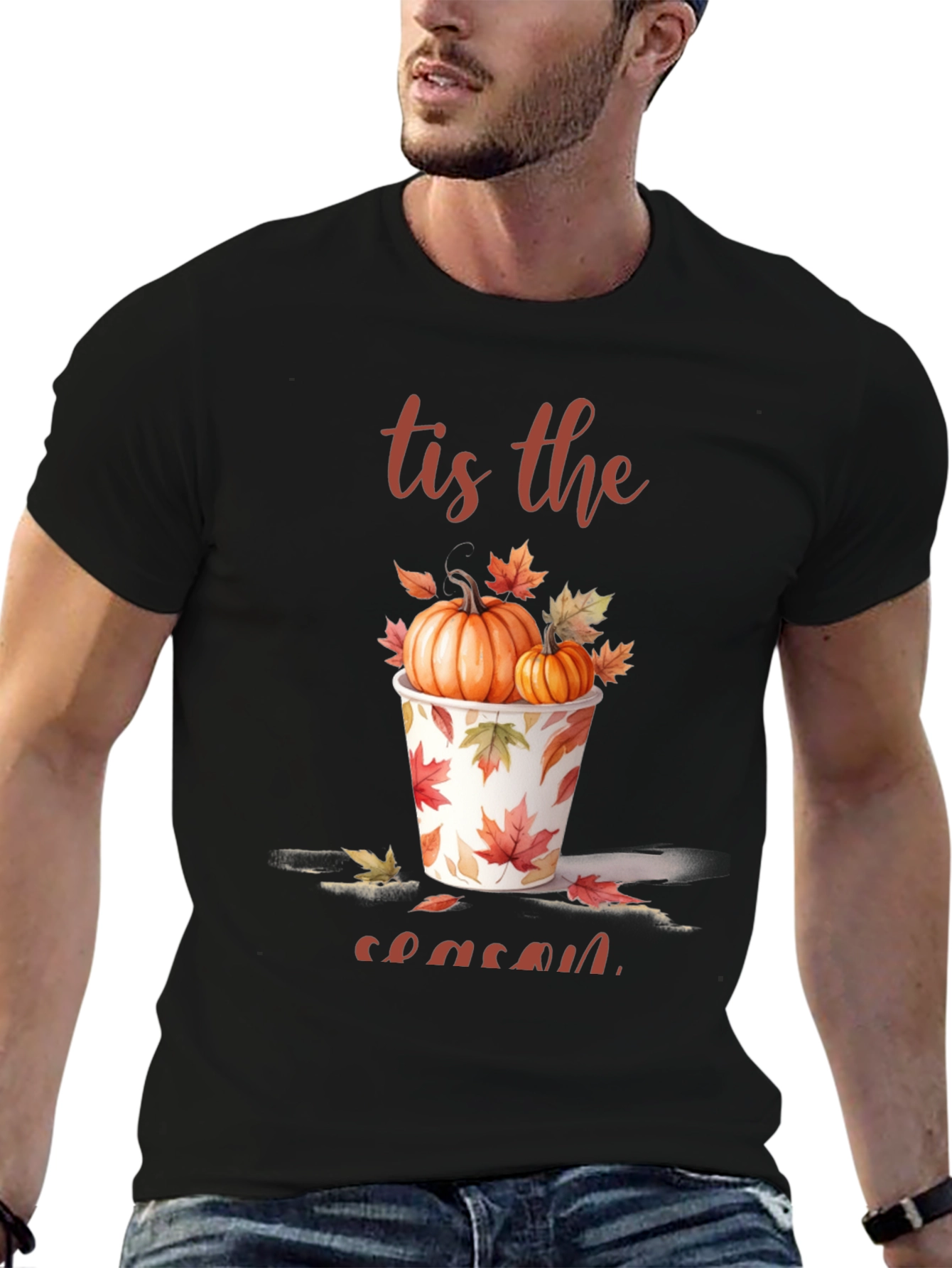 Autumn Tis the Season Graphic T-Shirt