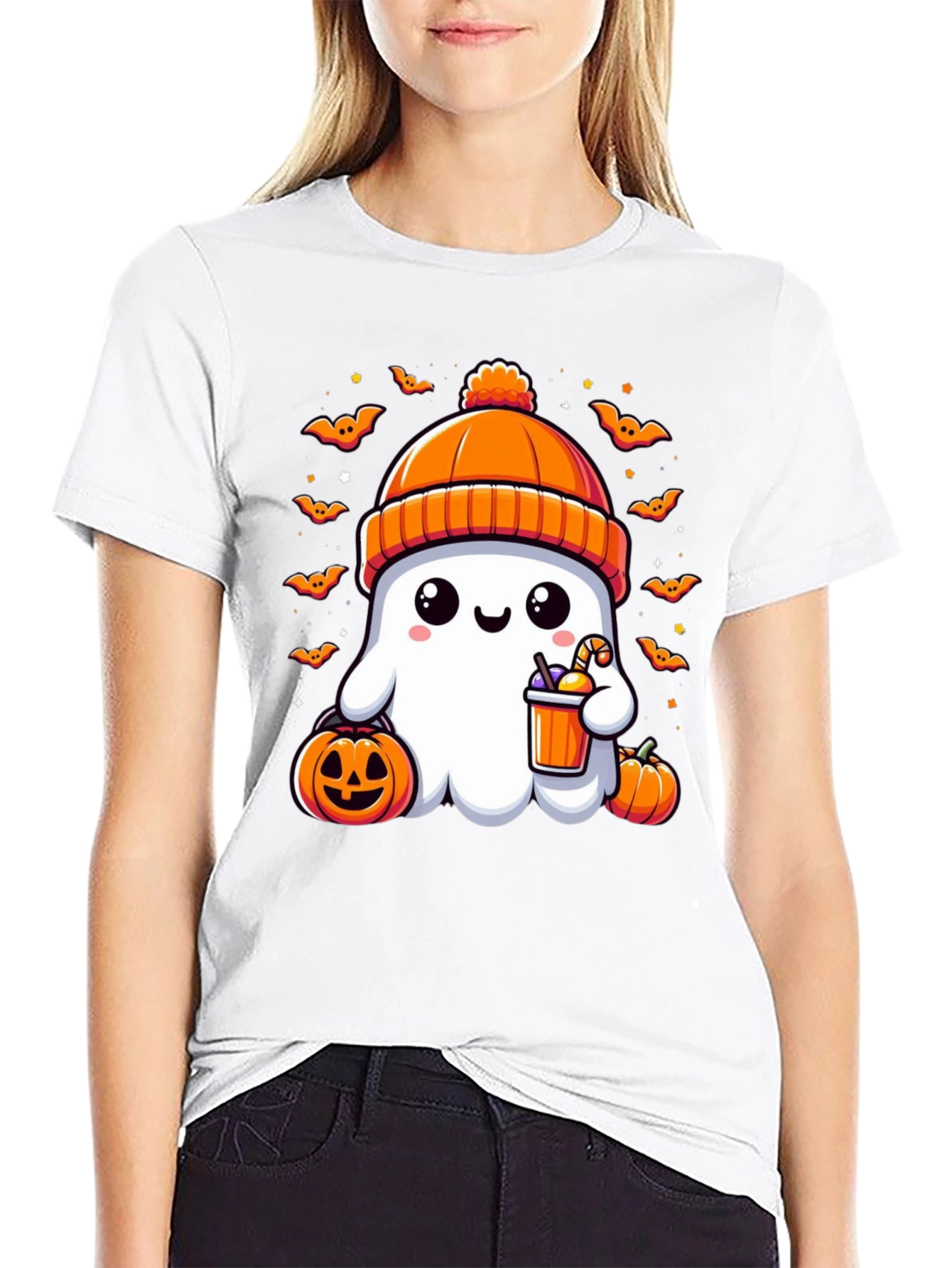 Cute Halloween Ghost T-Shirt