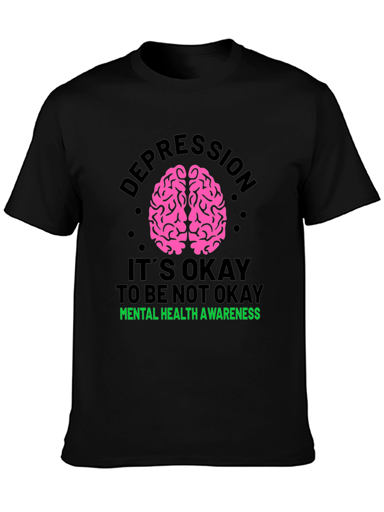 Depression Awareness Graphic T-Shirt - Mental Health Matters