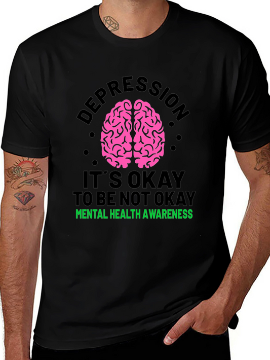Depression Awareness Graphic T-Shirt - Mental Health Matters