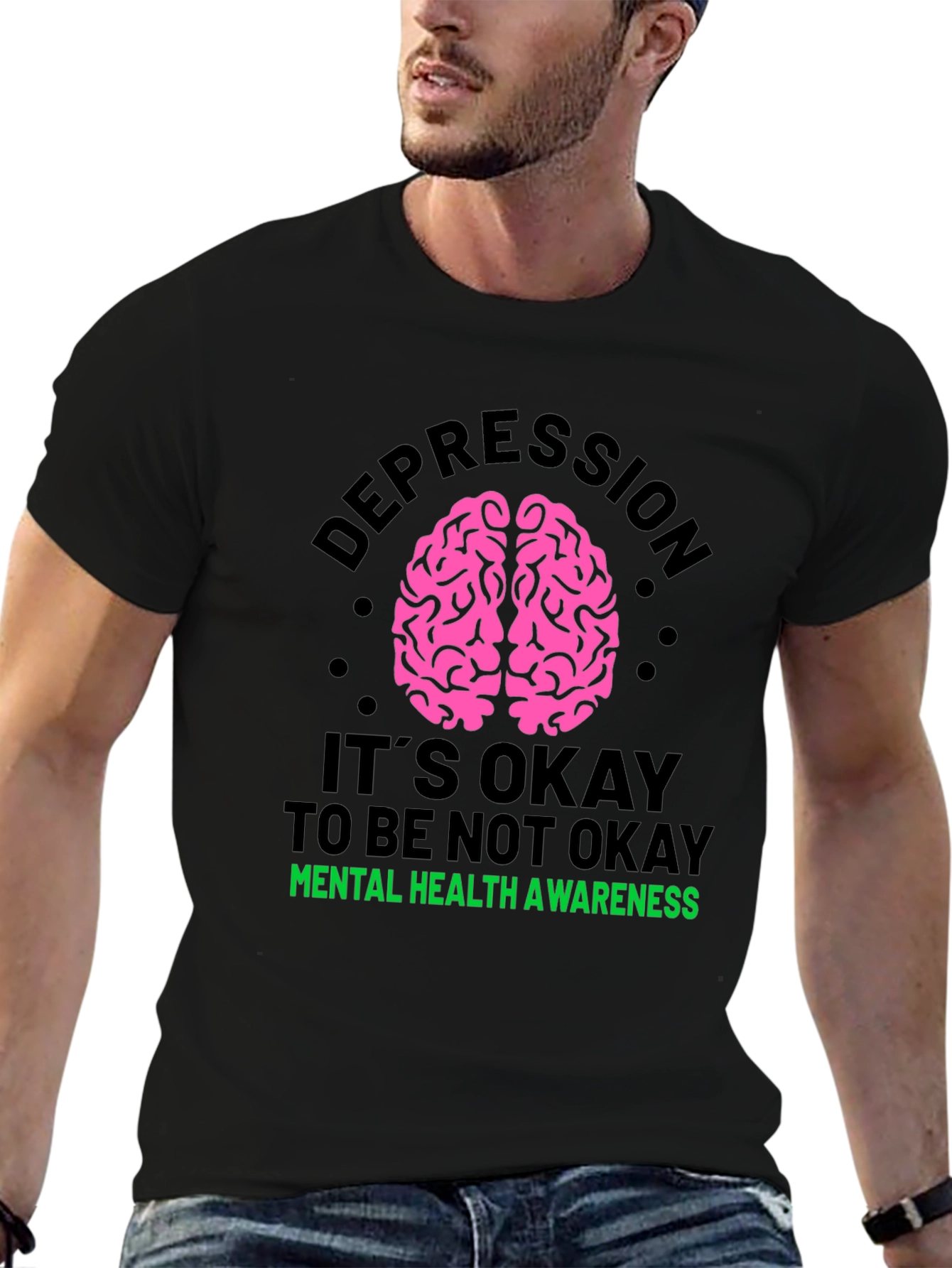 Depression Awareness Graphic T-Shirt - Mental Health Matters
