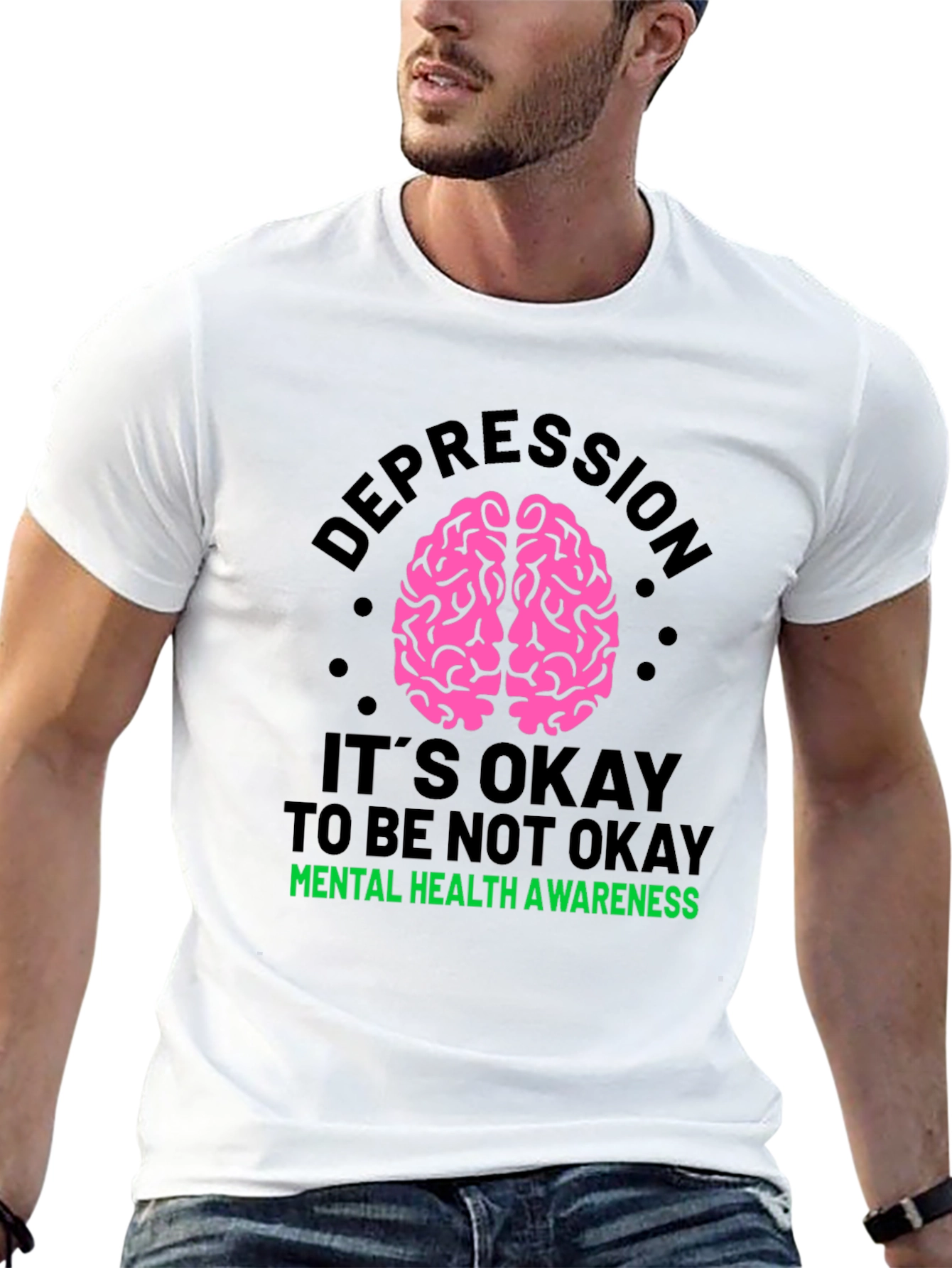 Depression Awareness Graphic T-Shirt - Mental Health Matters