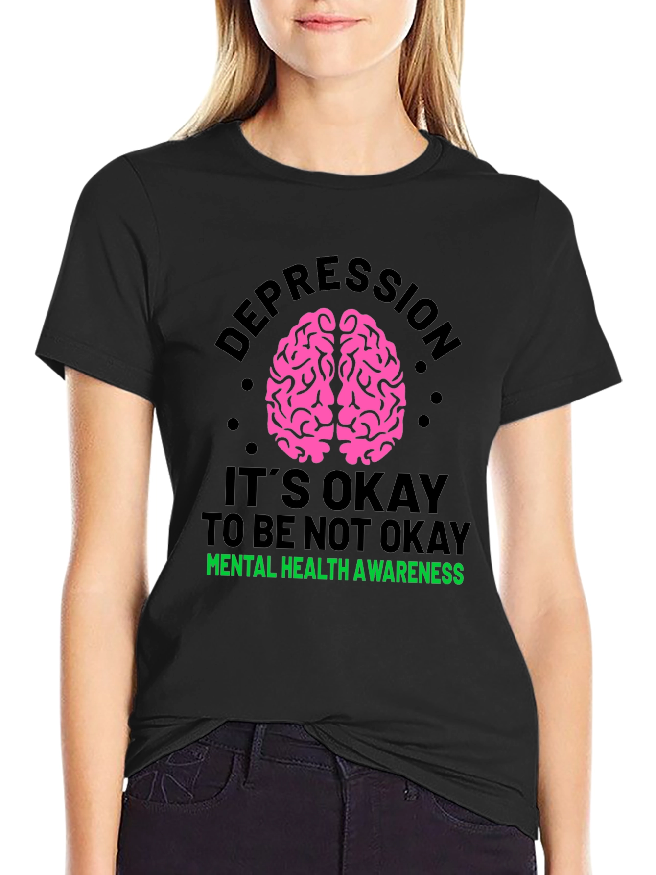 Depression Awareness Graphic T-Shirt - Mental Health Matters