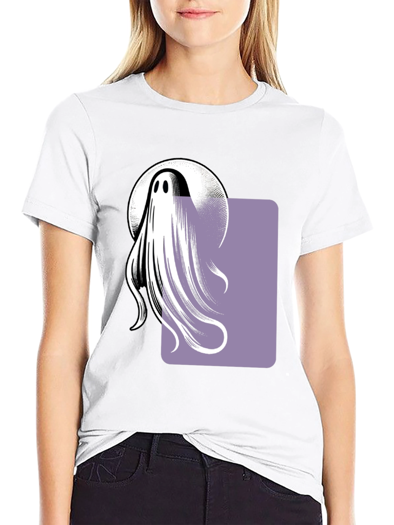 Ghost Graphic Tee - Halloween Costume Idea