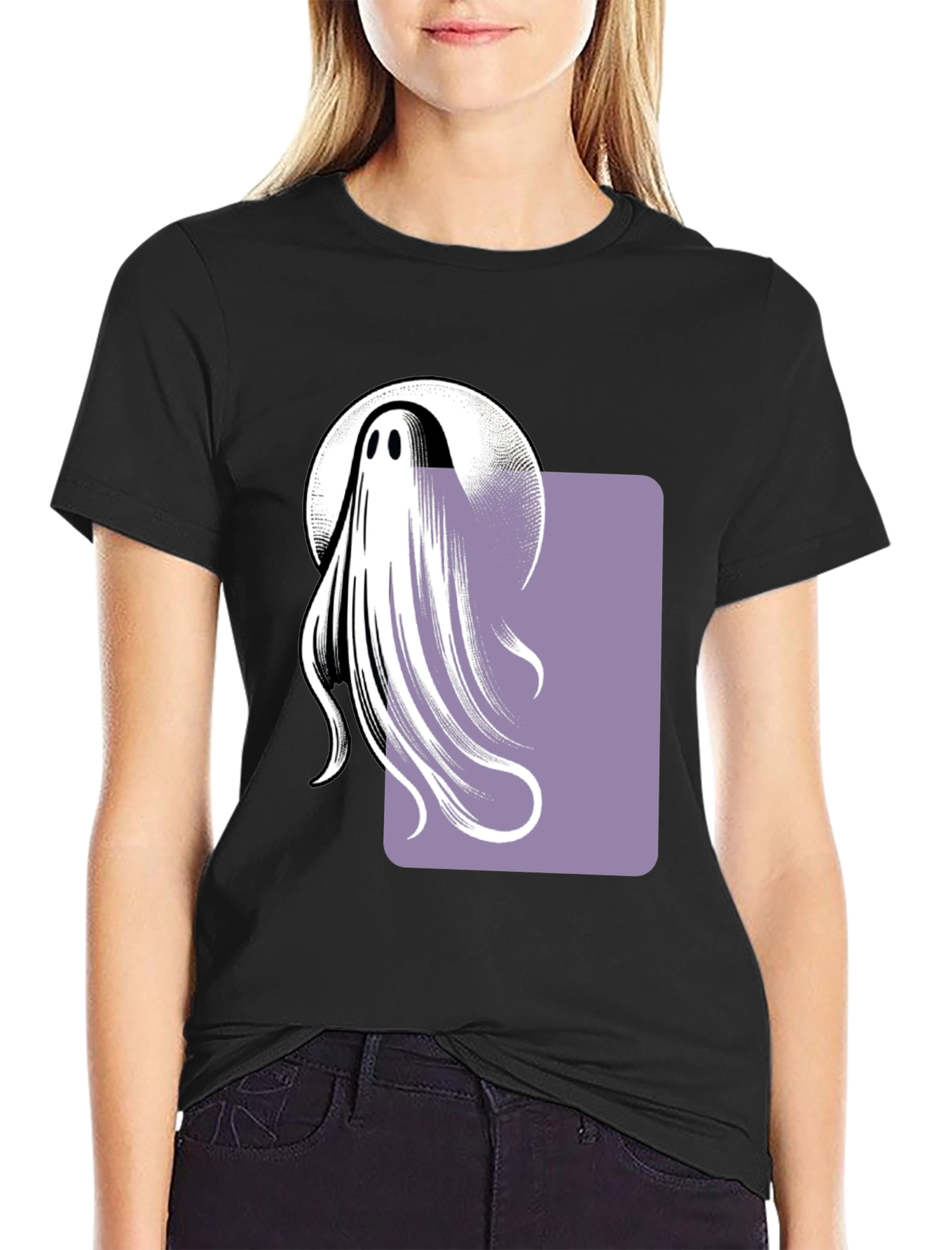 Ghost Graphic Tee - Halloween Costume Idea