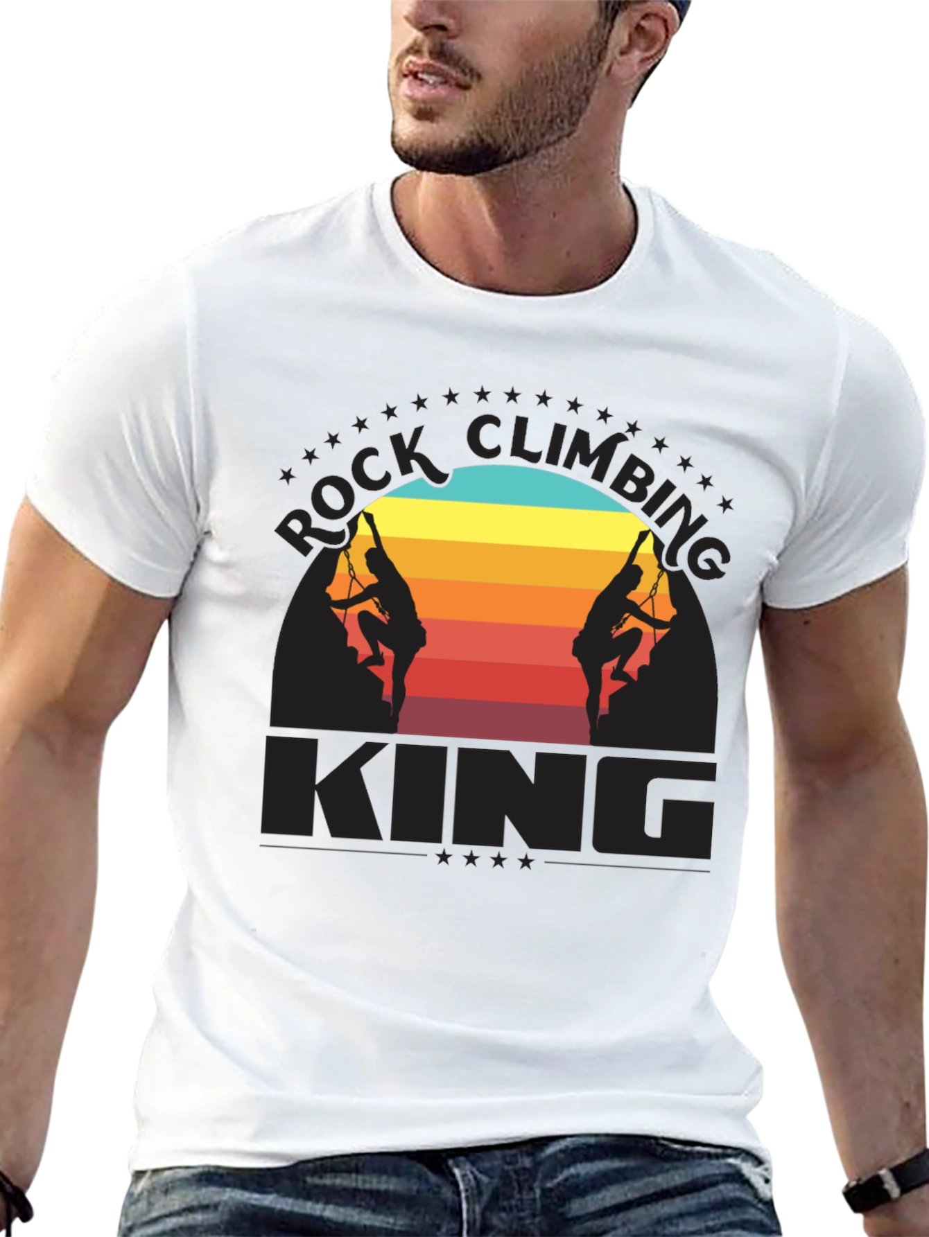 Rock Climbing King Graphic T-Shirt