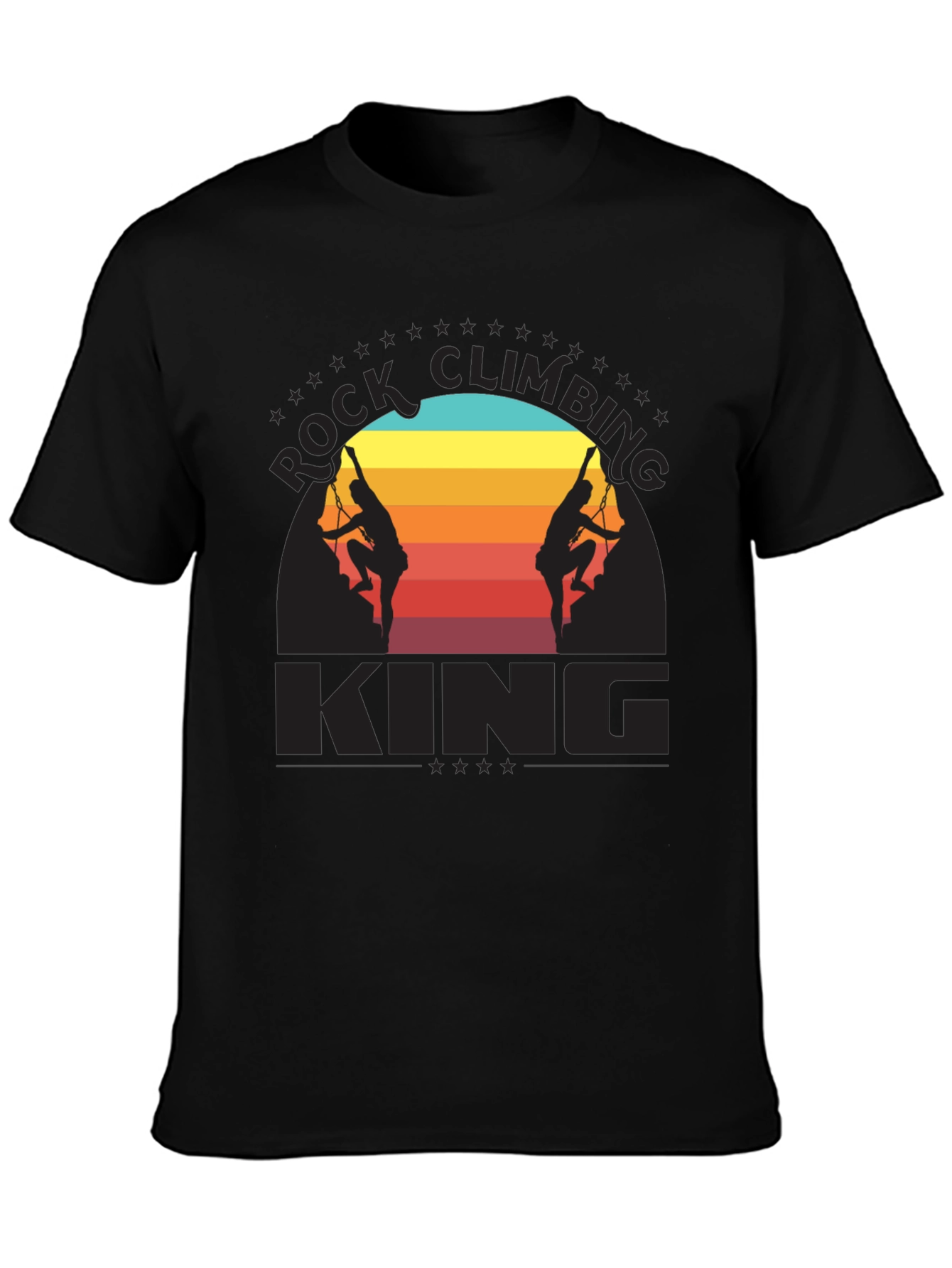 Rock Climbing King Graphic T-Shirt