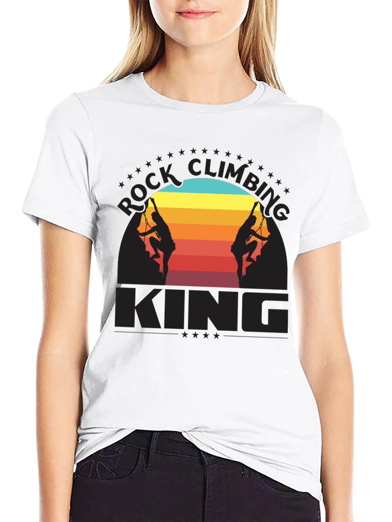 Rock Climbing King Graphic T-Shirt