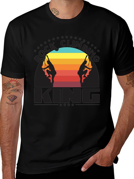Rock Climbing King Graphic T-Shirt