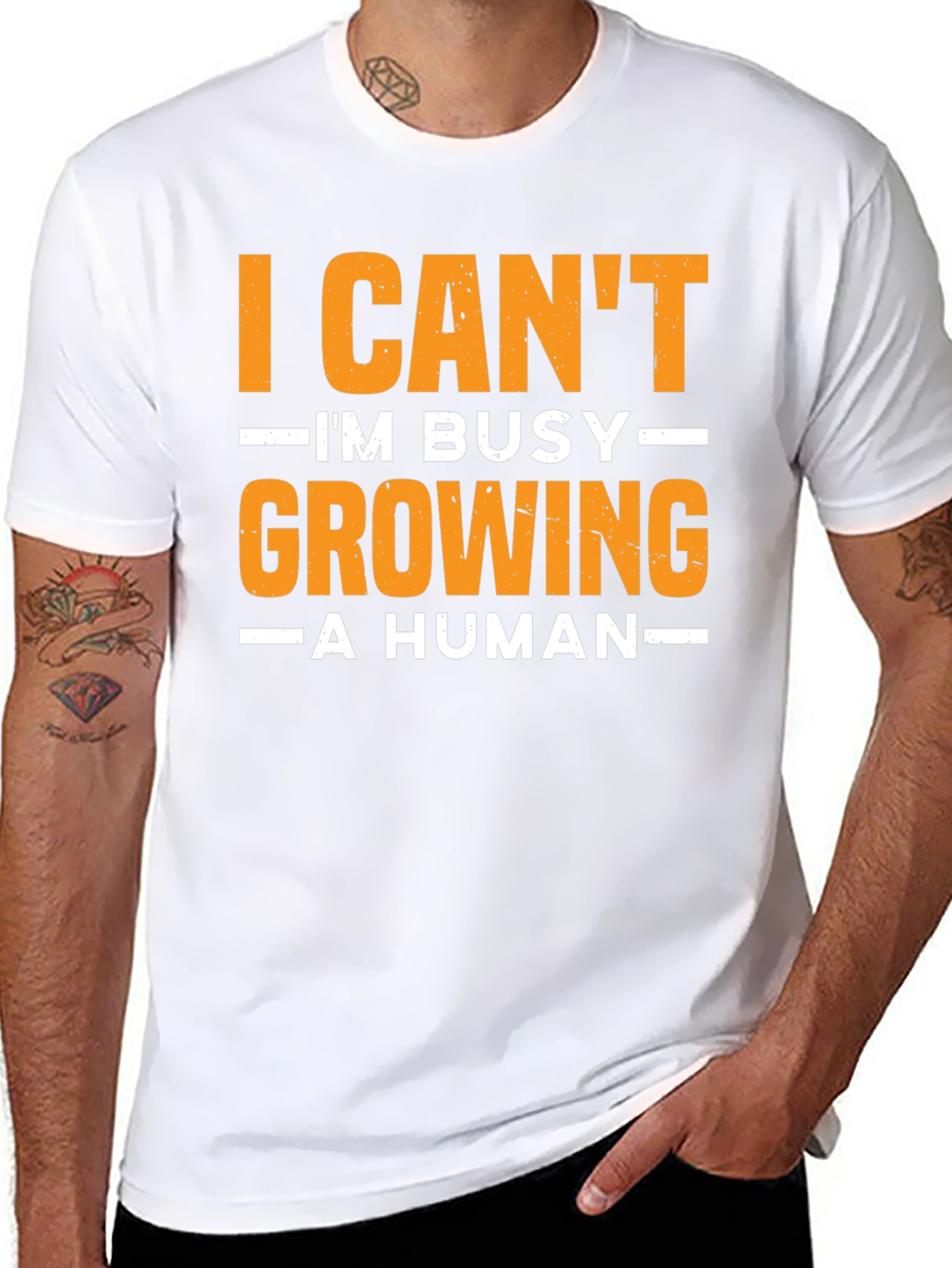 I Cant Im Busy Growing A Human T-Shirt
