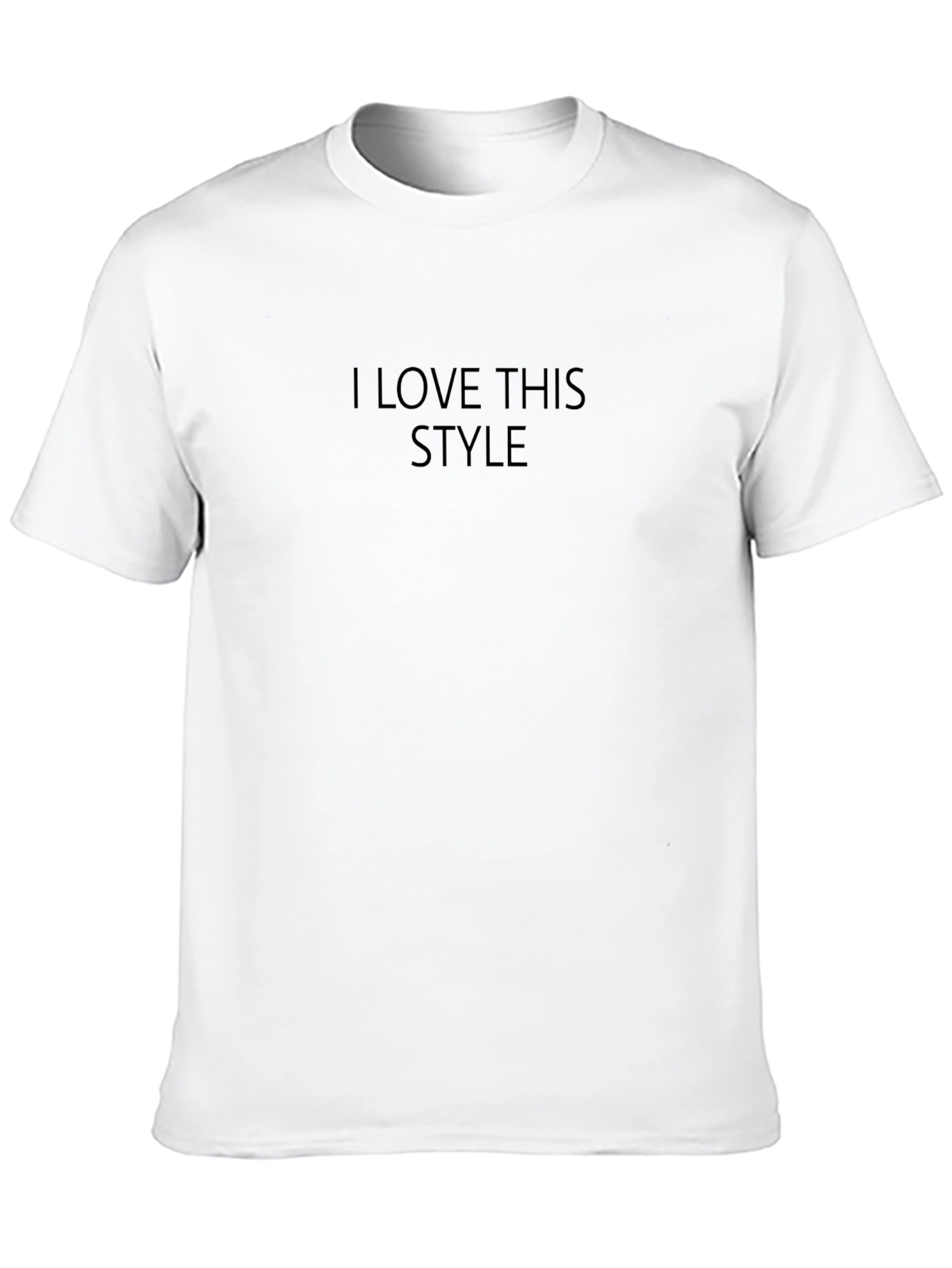 I Love This Style Tee - Mens Black T-Shirt