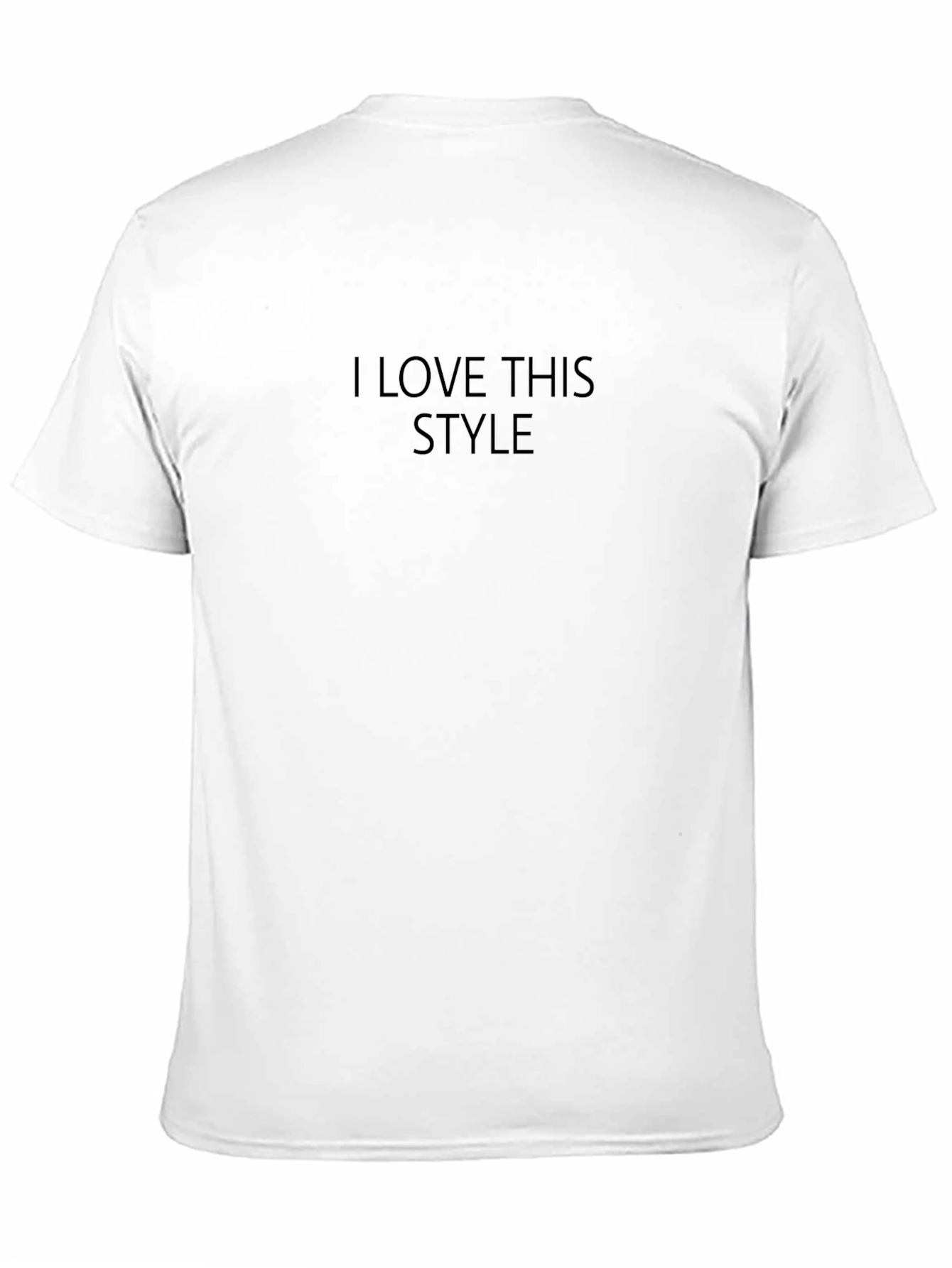 I Love This Style Tee - Mens Black T-Shirt