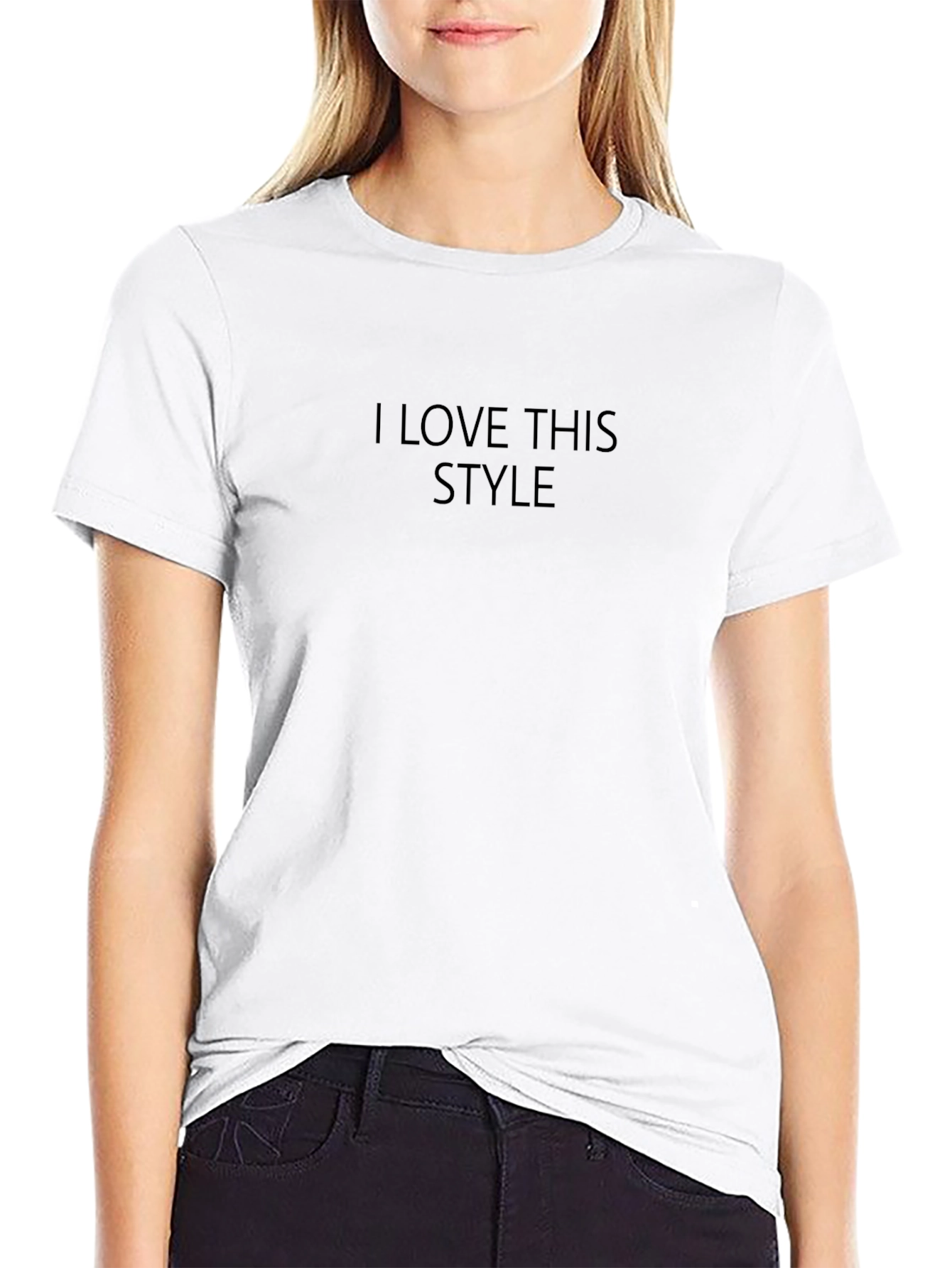 I Love This Style Tee - Mens Black T-Shirt
