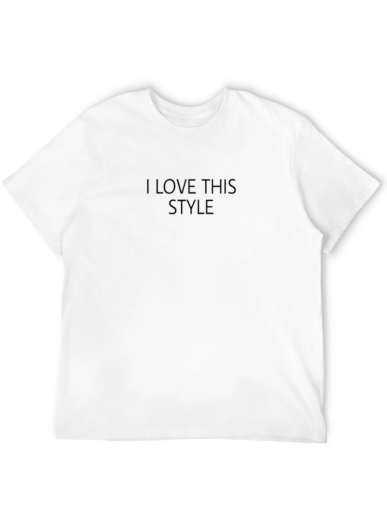 I Love This Style Tee - Mens Black T-Shirt