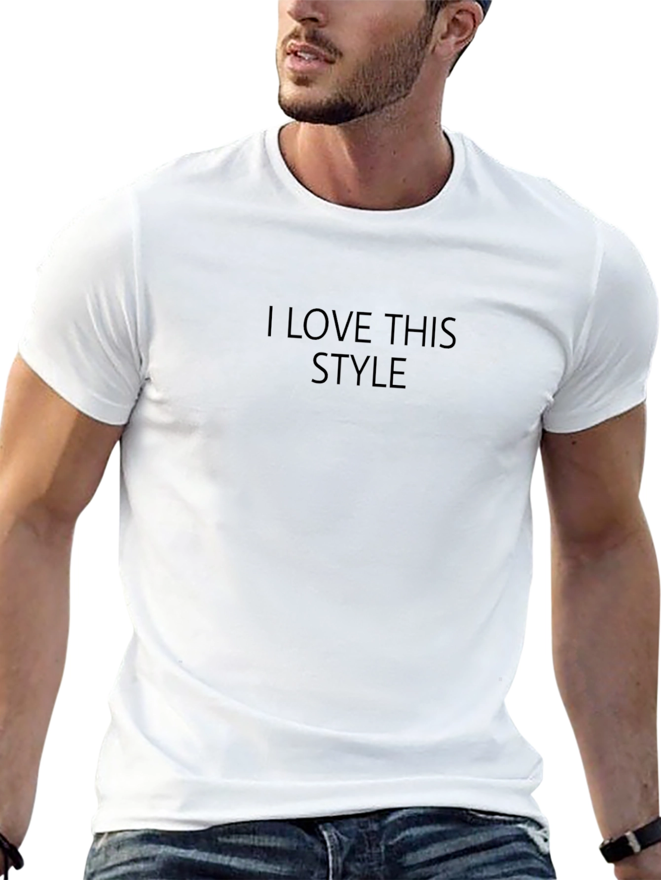 I Love This Style Tee - Mens Black T-Shirt