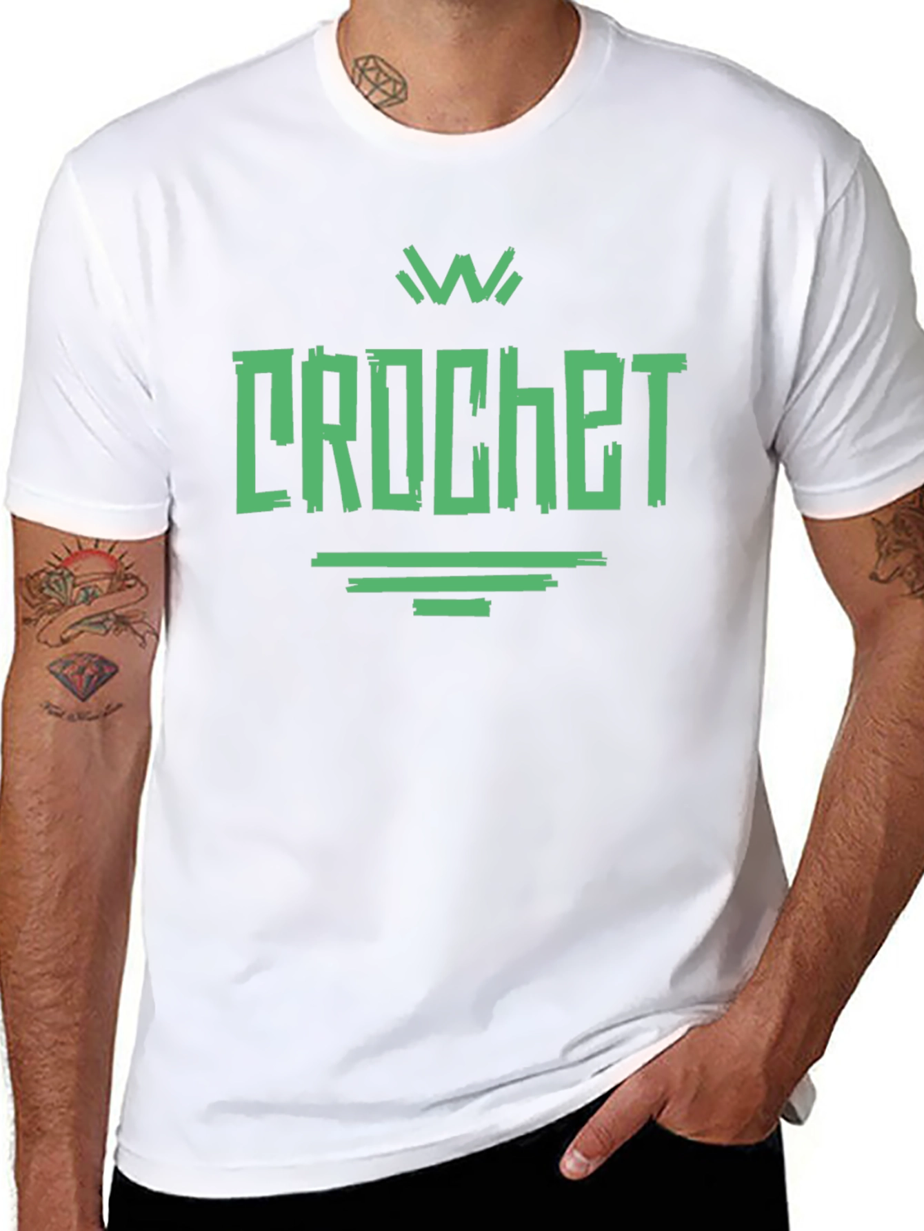 Crochet T-Shirt - Cool Graphic Tee