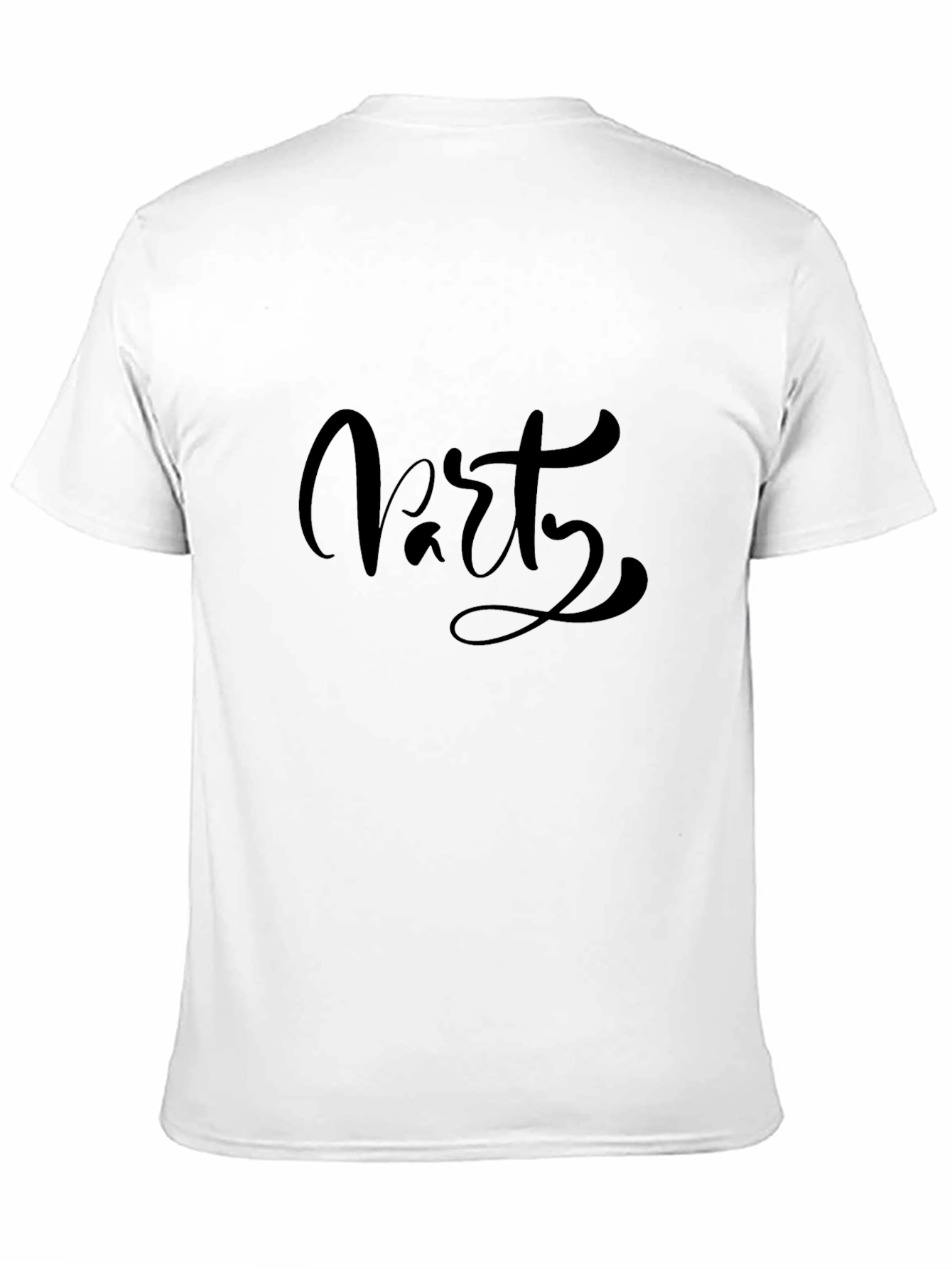 Party Graphic Tee - Stylish Black T-Shirt