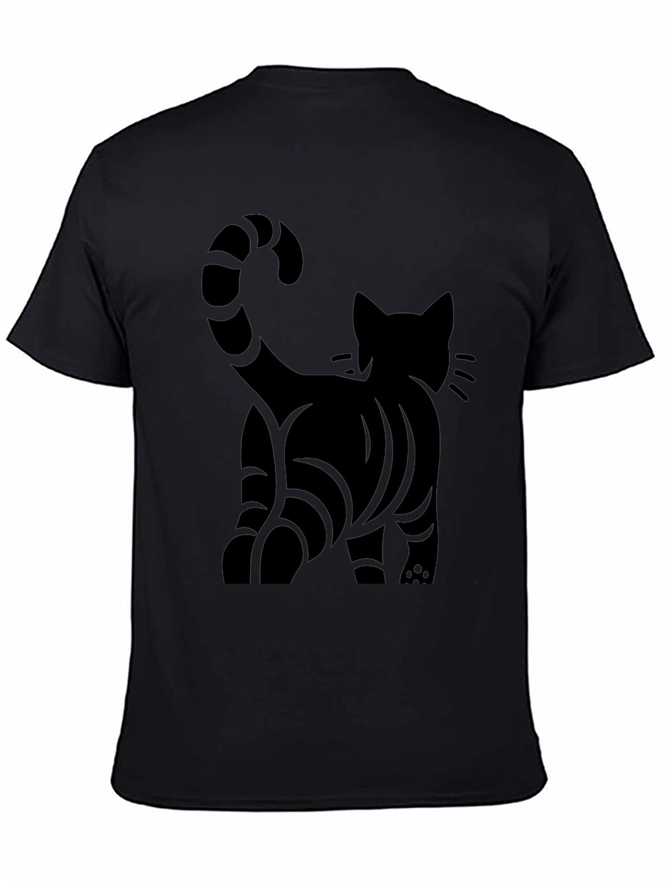 Black Cat Graphic Tee - Stylish Unisex T-Shirt