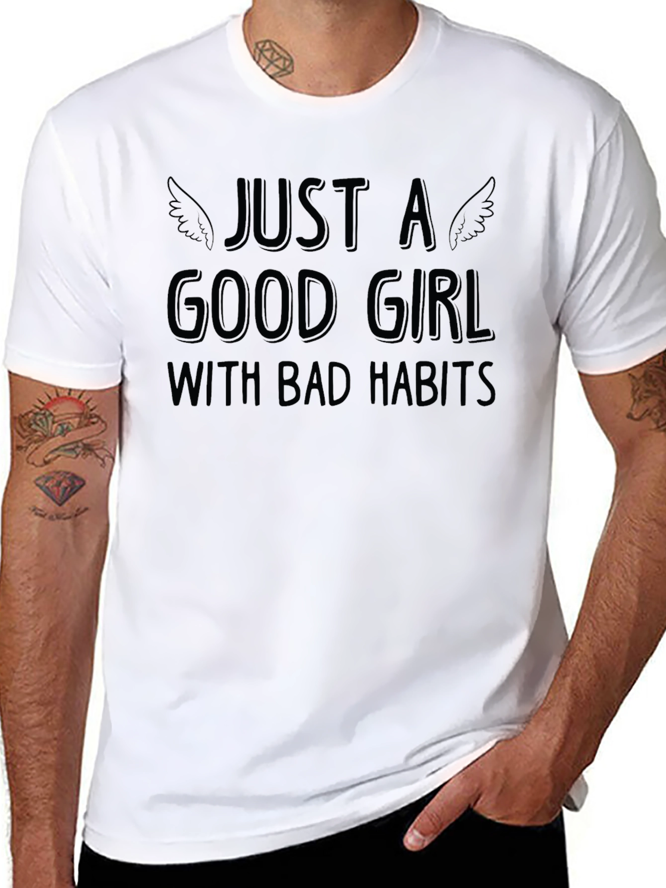 Just A Good Girl With Bad Habits T-Shirt